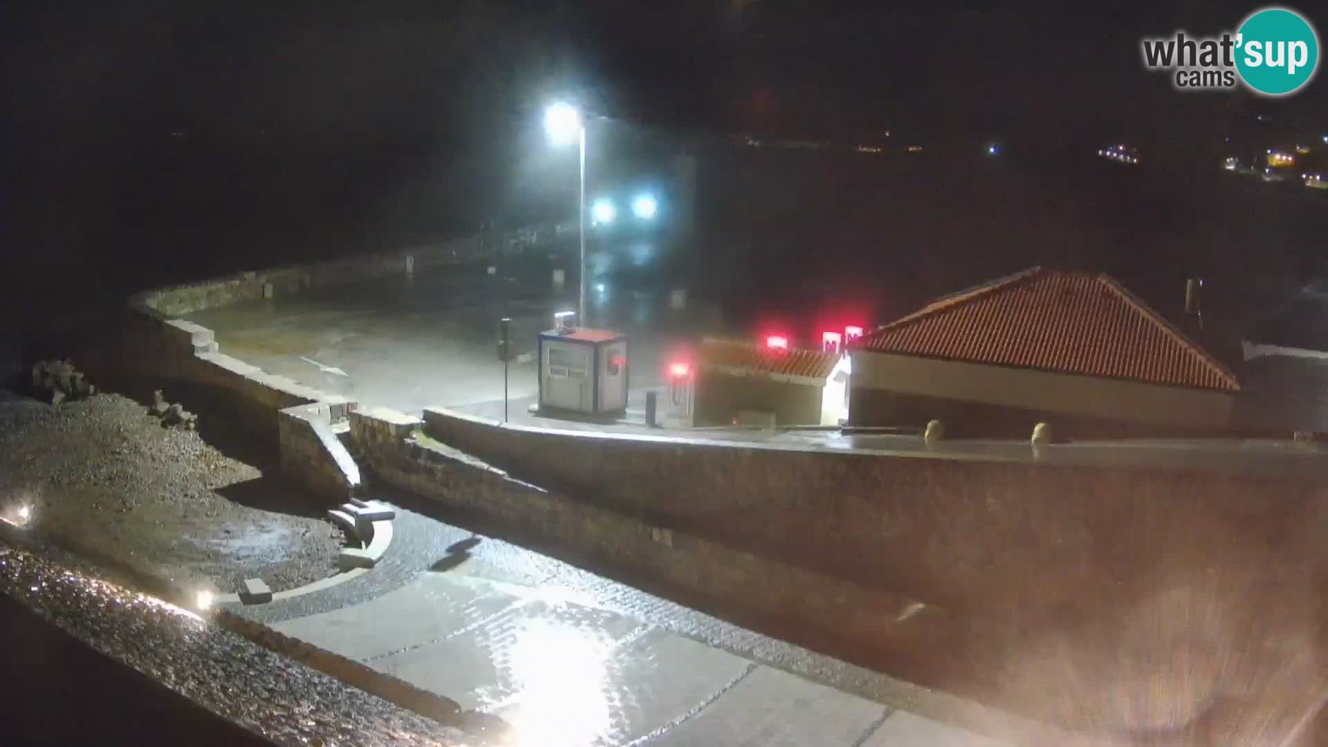 Senj Harbour Webcam – Breakwater & Lighthouse Live View