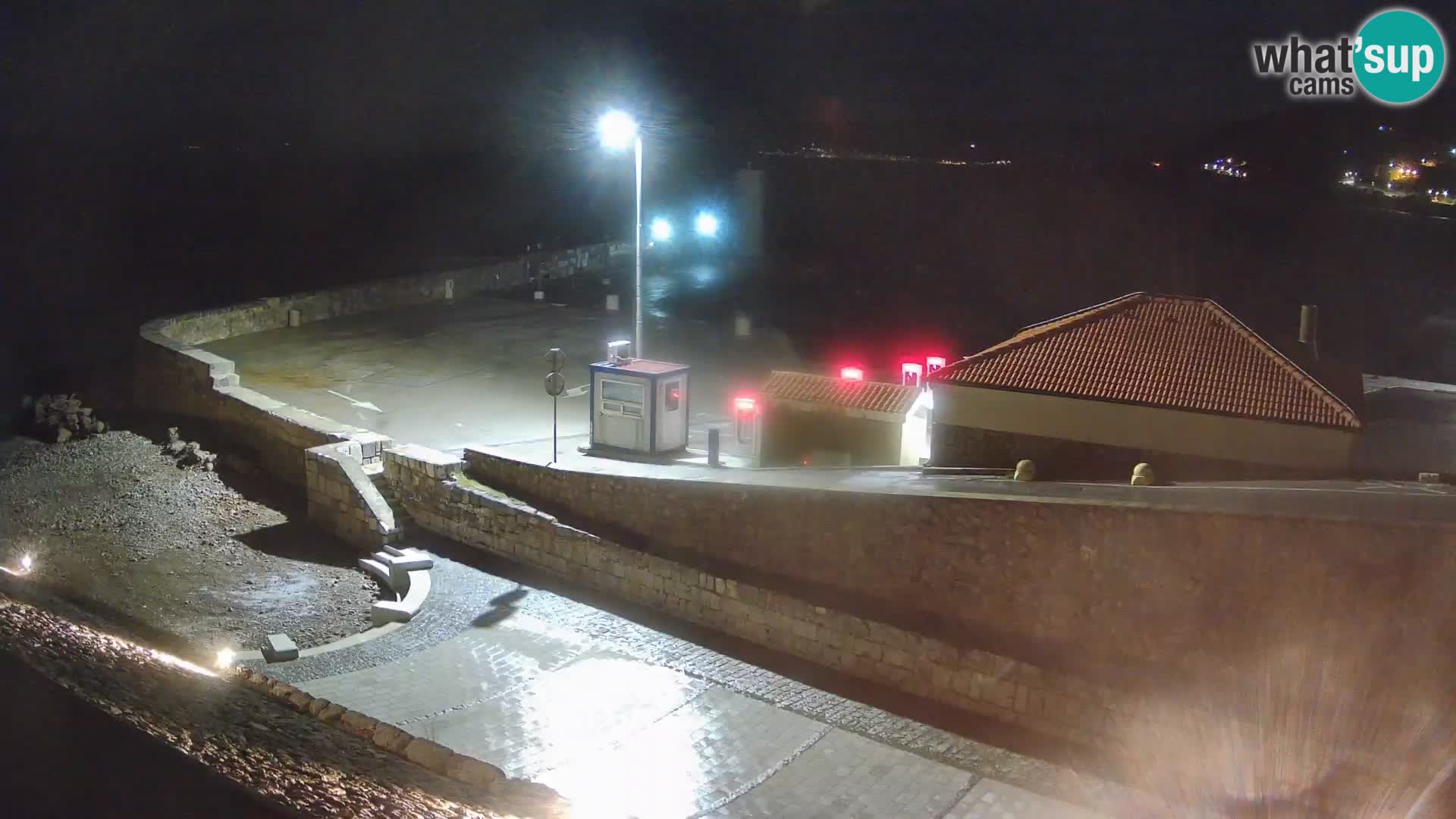 Senj Harbour Webcam – Breakwater & Lighthouse Live View