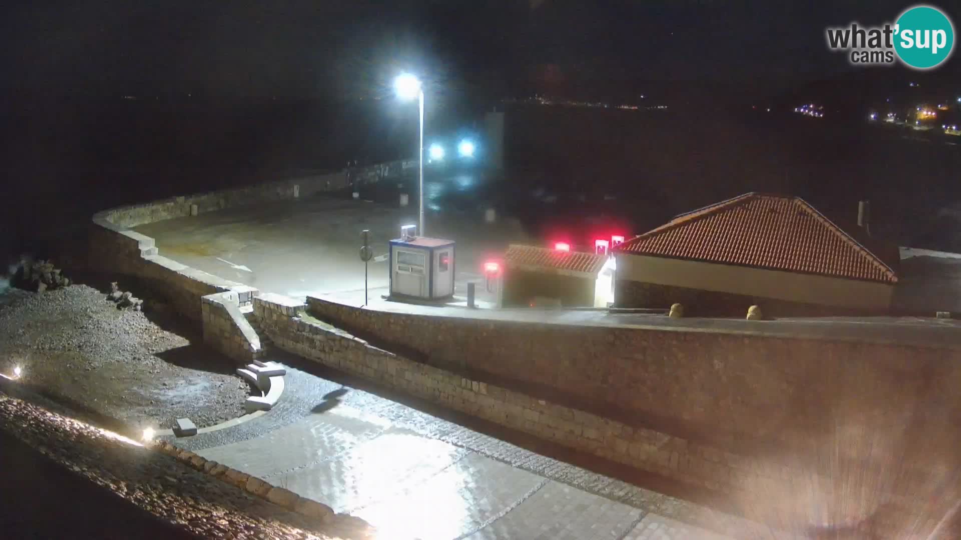 Senj Harbour Webcam – Breakwater & Lighthouse Live View