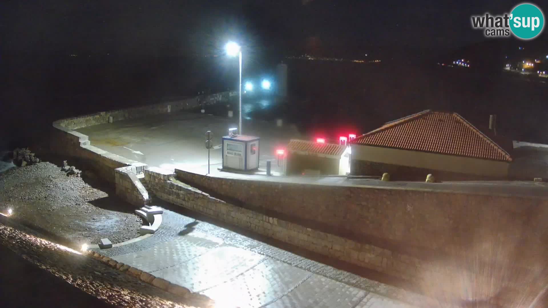 Senj Harbour Webcam – Breakwater & Lighthouse Live View