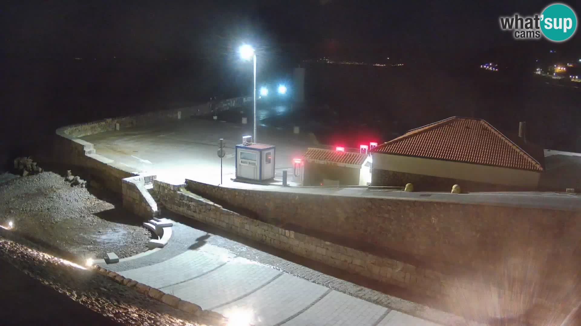 Senj Harbour Webcam – Breakwater & Lighthouse Live View