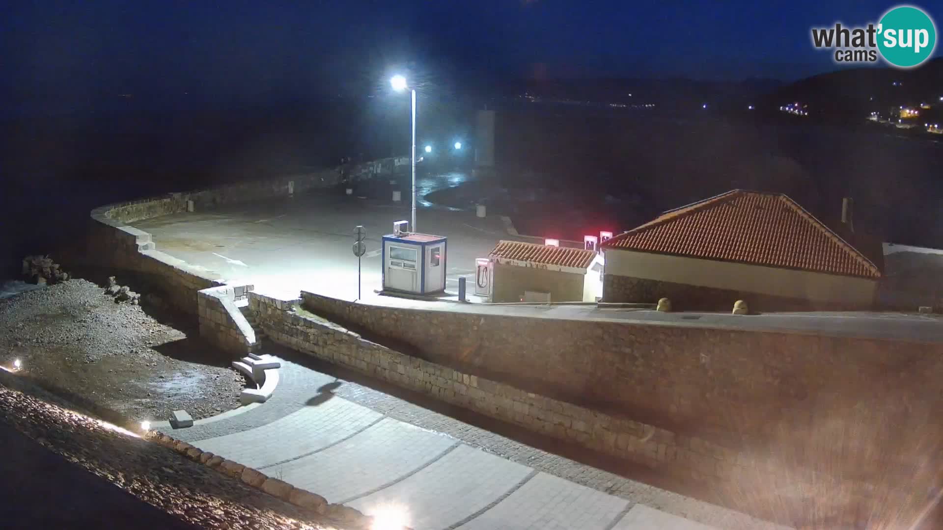 Senj Harbour Webcam – Breakwater & Lighthouse Live View