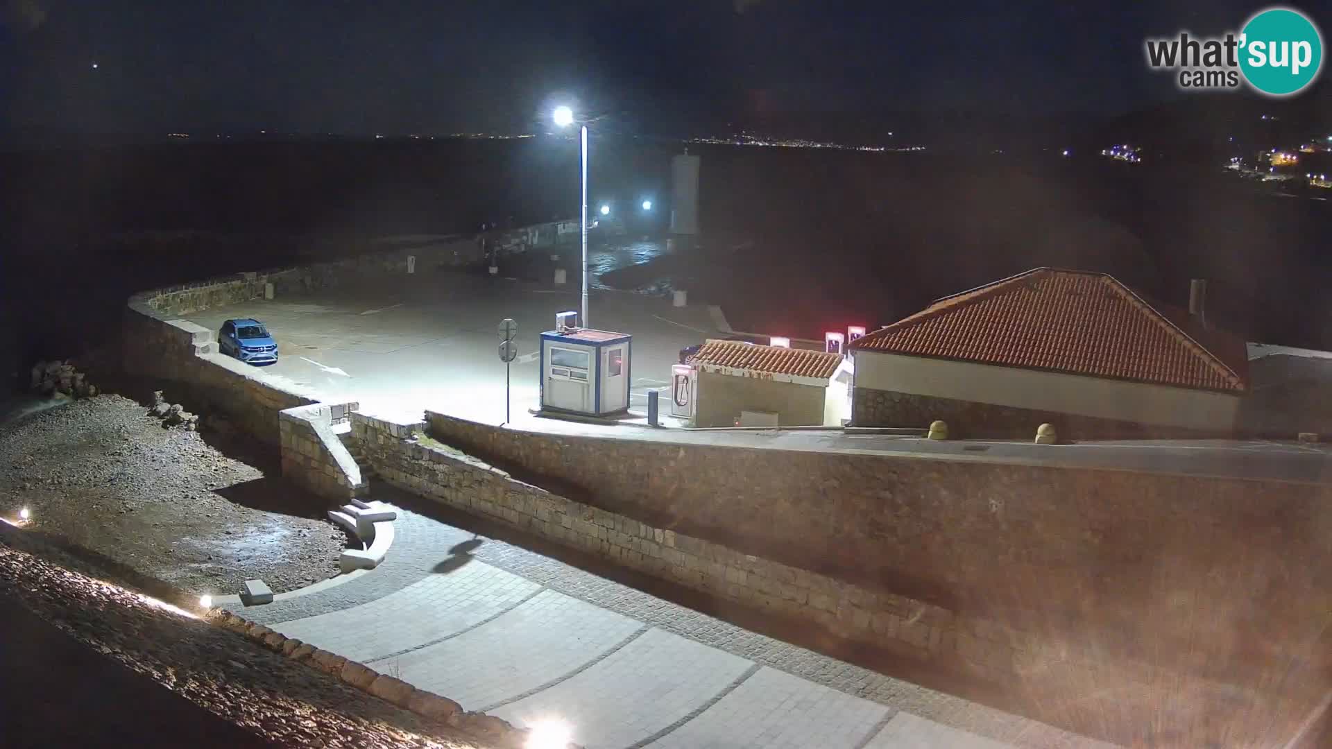 Senj Harbour Webcam – Breakwater & Lighthouse Live View