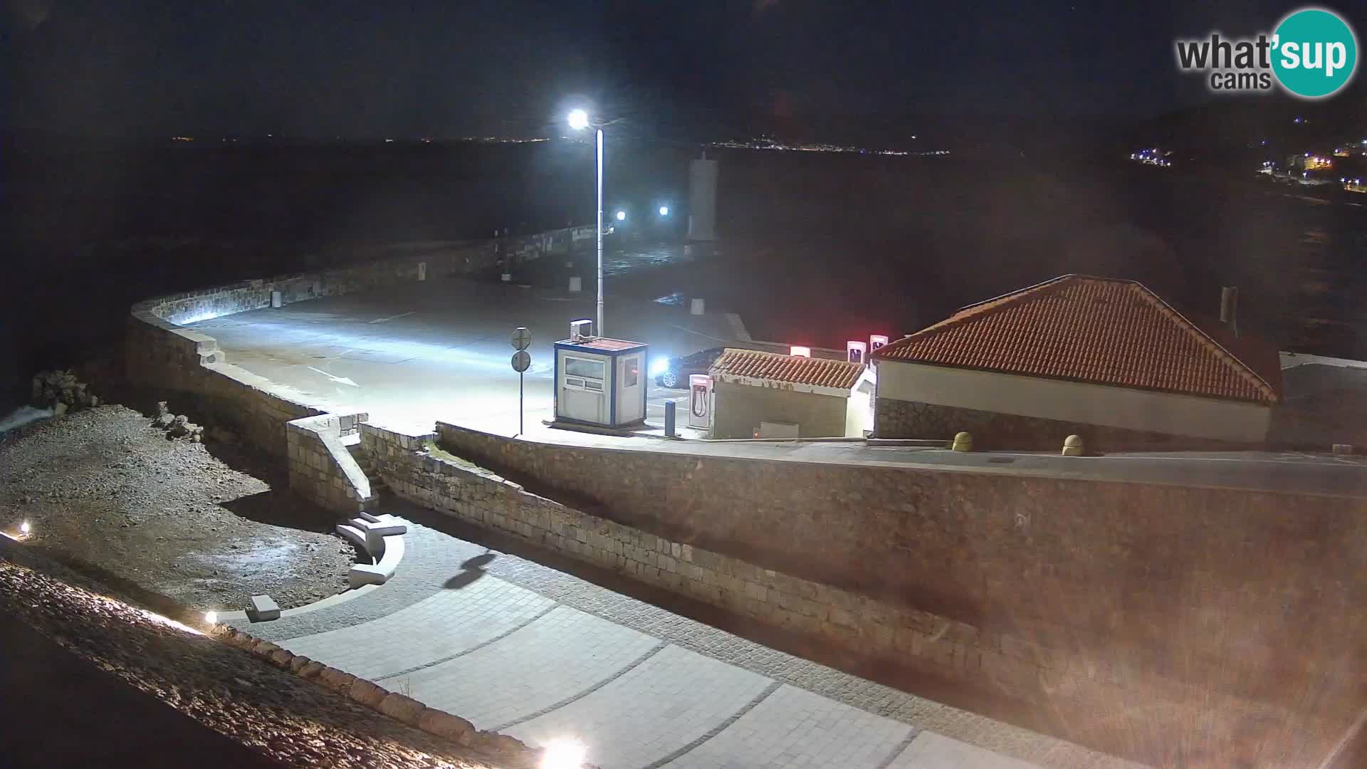 Webcam puerto de Senj – Rompeolas y faro en directo