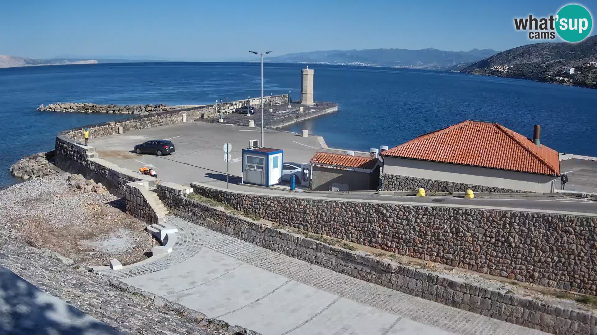 Senj Harbour Webcam – Breakwater & Lighthouse Live View