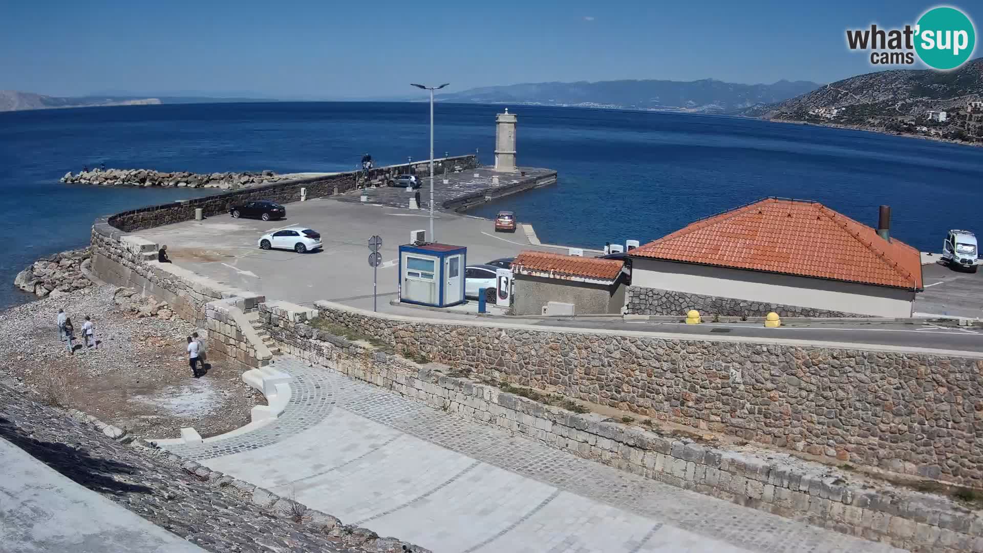 Webcam Porto di Segna – Frangiflutti e Faro in diretta