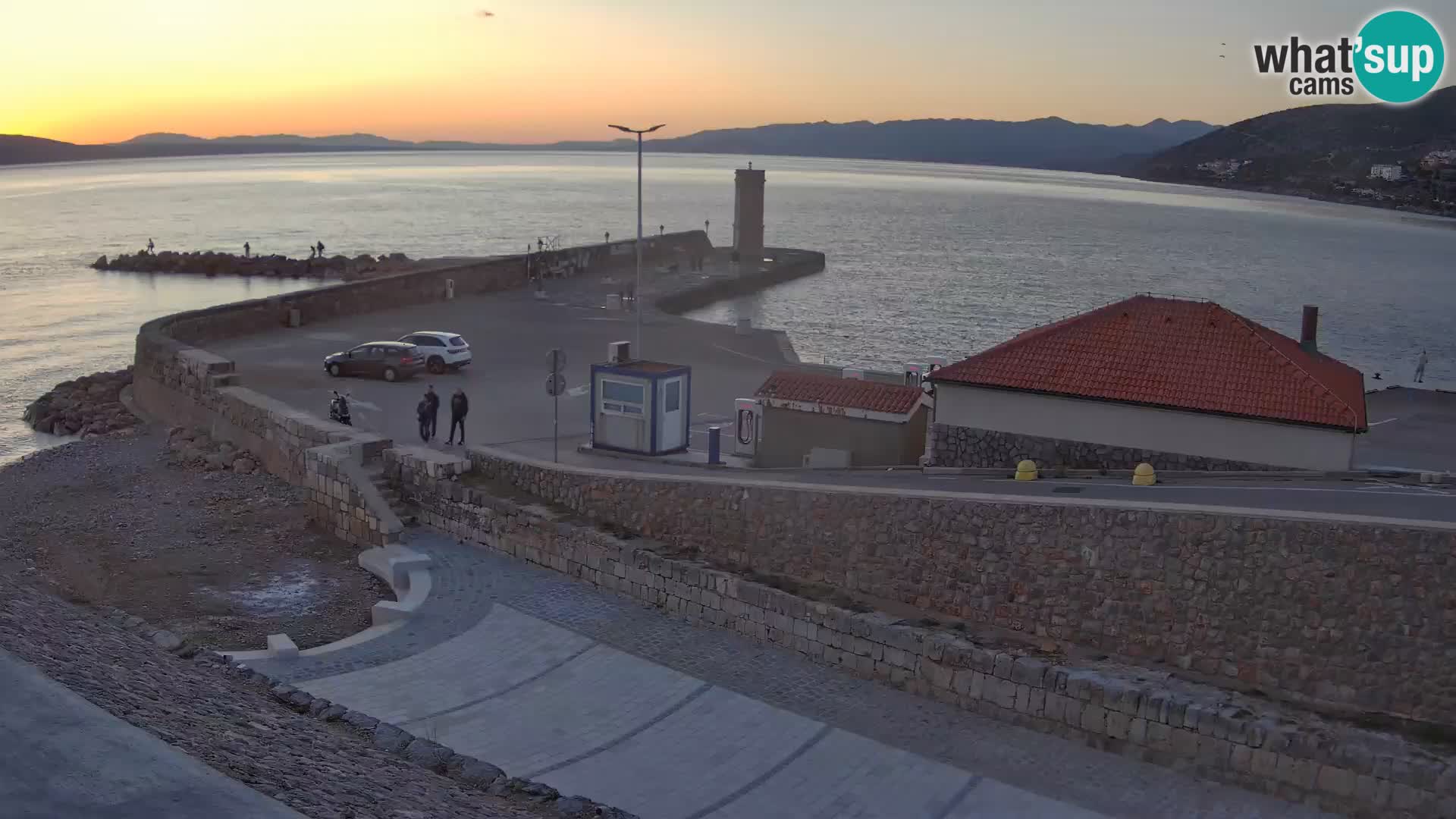 Senj Harbour Webcam – Breakwater & Lighthouse Live View