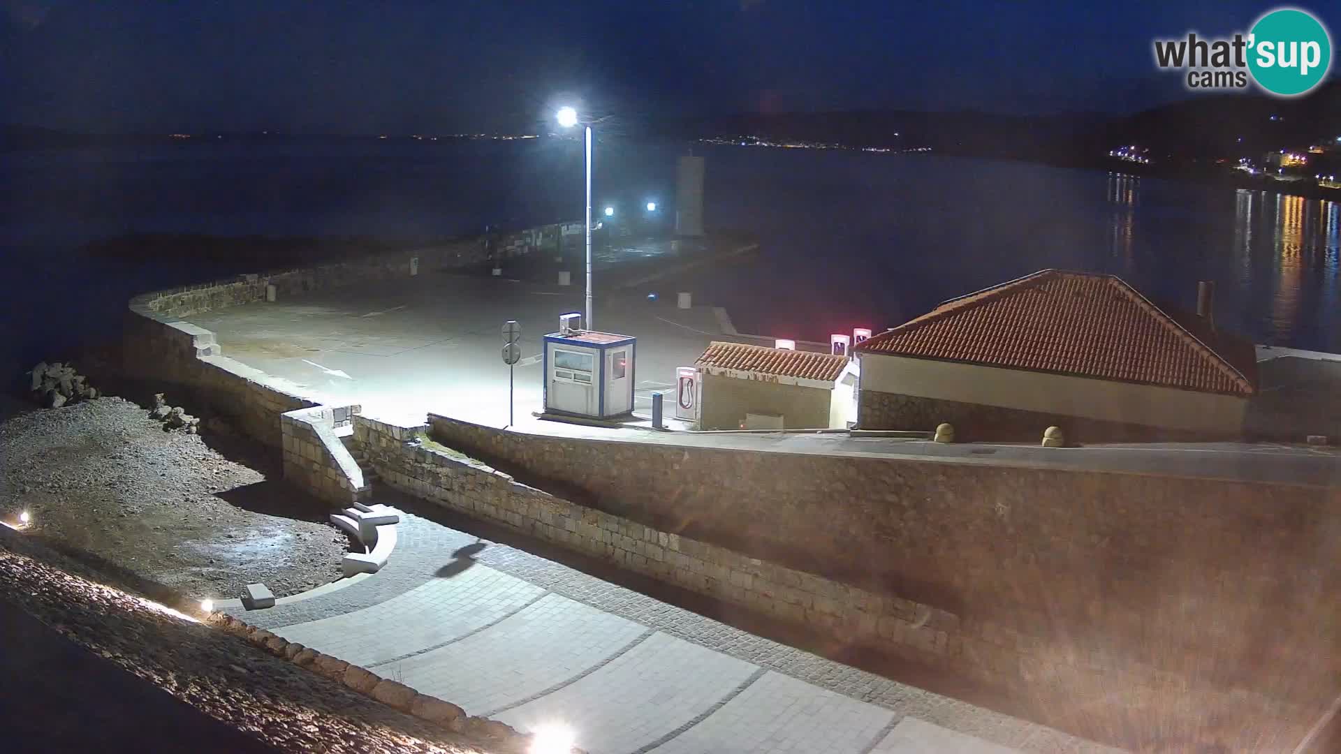 Senj Harbour Webcam – Breakwater & Lighthouse Live View