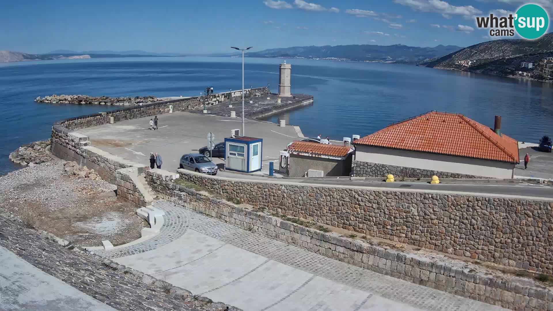 Web kamera Senj luka – Lukobran i svjetionik uživo