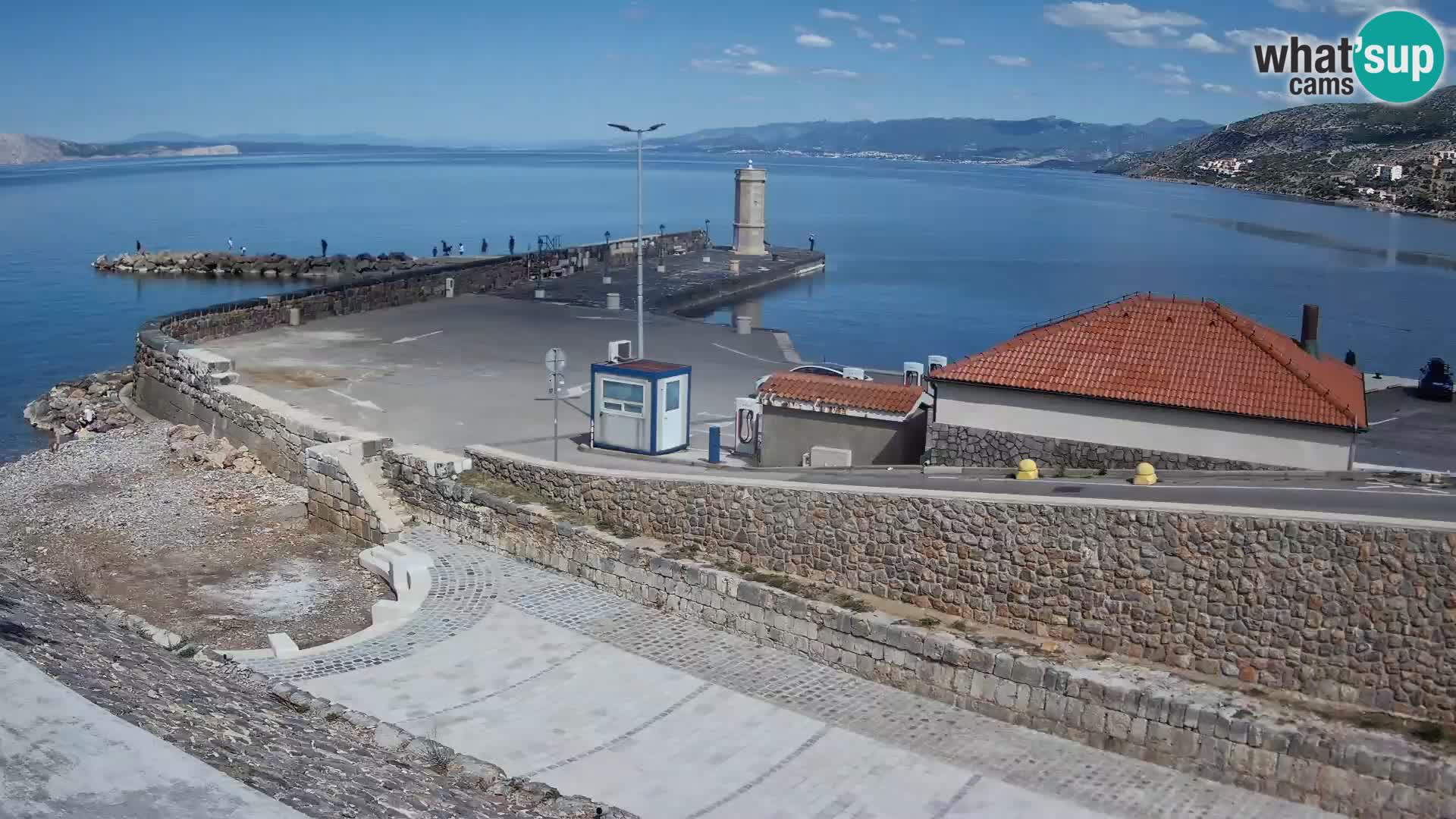 Webcam Porto di Segna – Frangiflutti e Faro in diretta