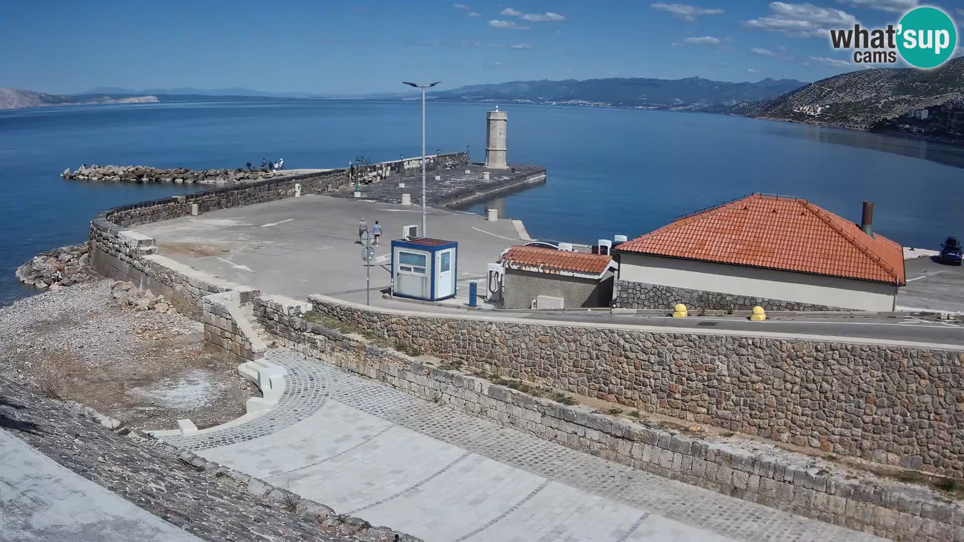 Senj Harbour Webcam – Breakwater & Lighthouse Live View