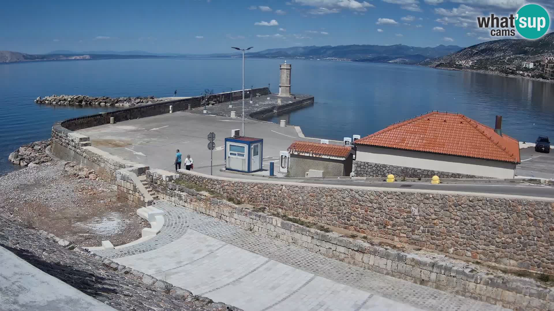 Webcam Porto di Segna – Frangiflutti e Faro in diretta