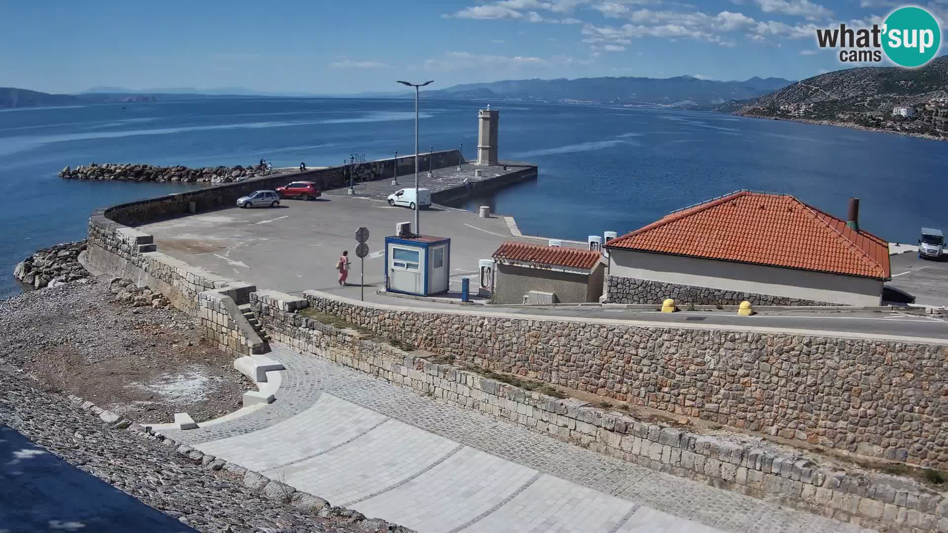 Webcam Porto di Segna – Frangiflutti e Faro in diretta