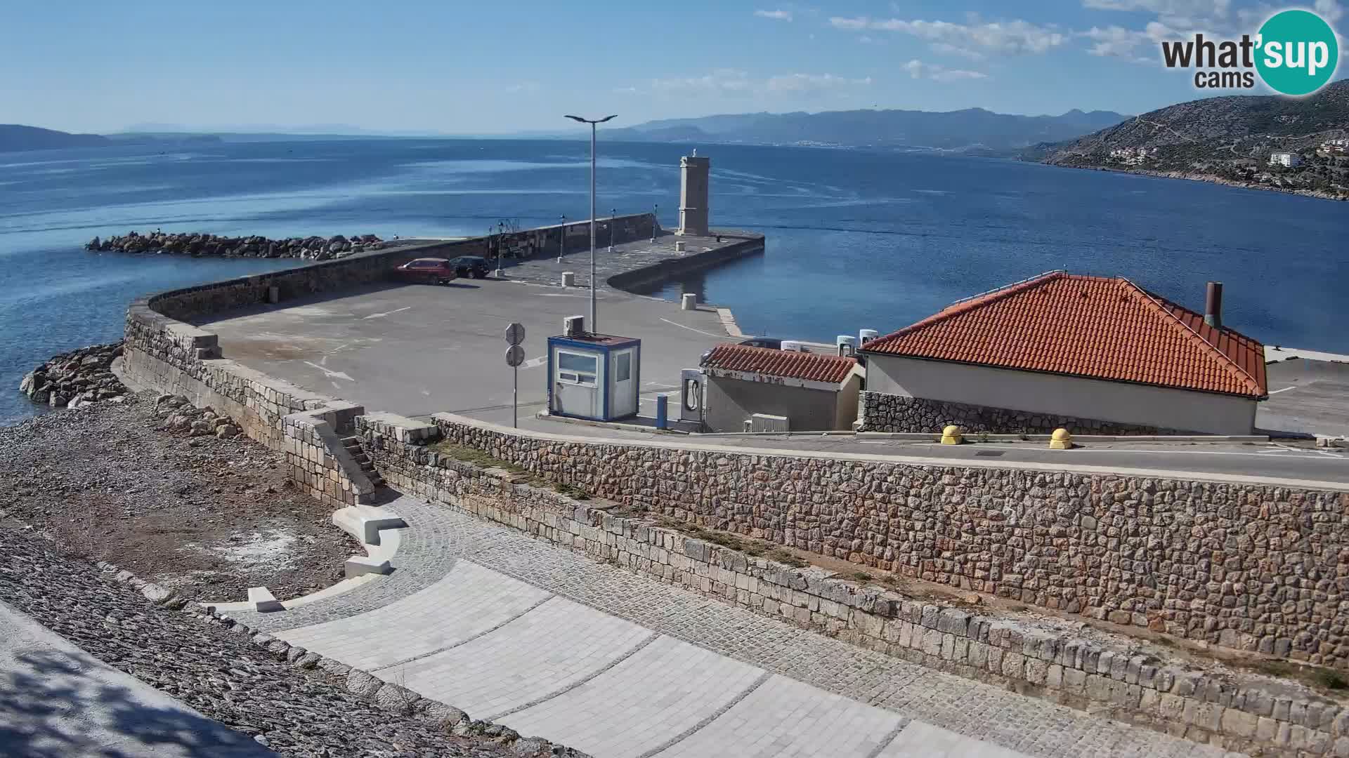 Webcam Porto di Segna – Frangiflutti e Faro in diretta