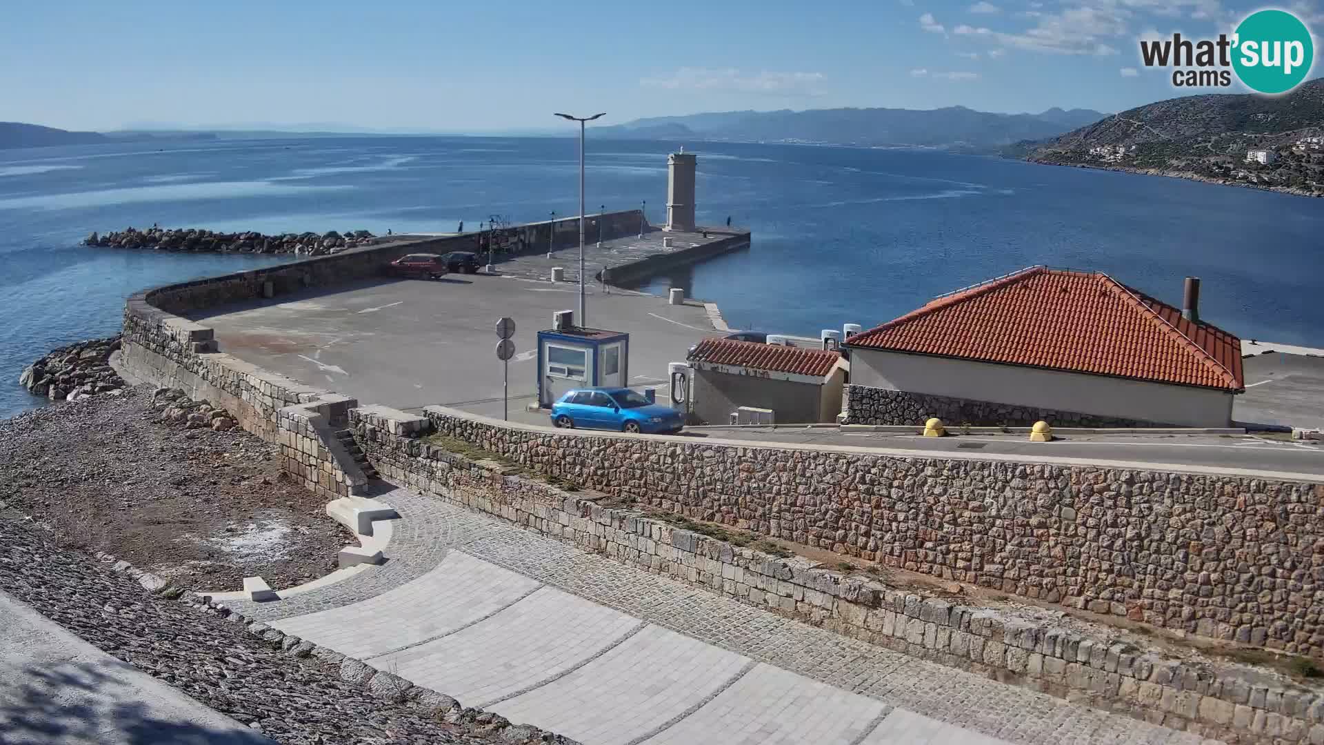 Senj Harbour Webcam – Breakwater & Lighthouse Live View