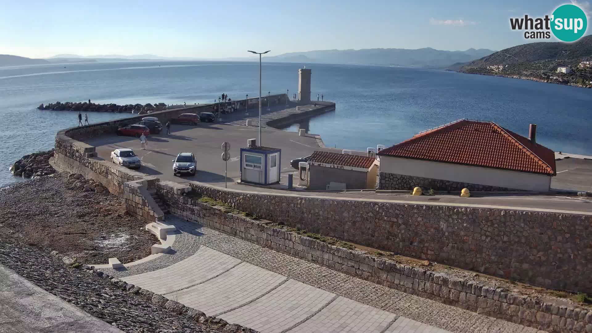 Webcam Porto di Segna – Frangiflutti e Faro in diretta