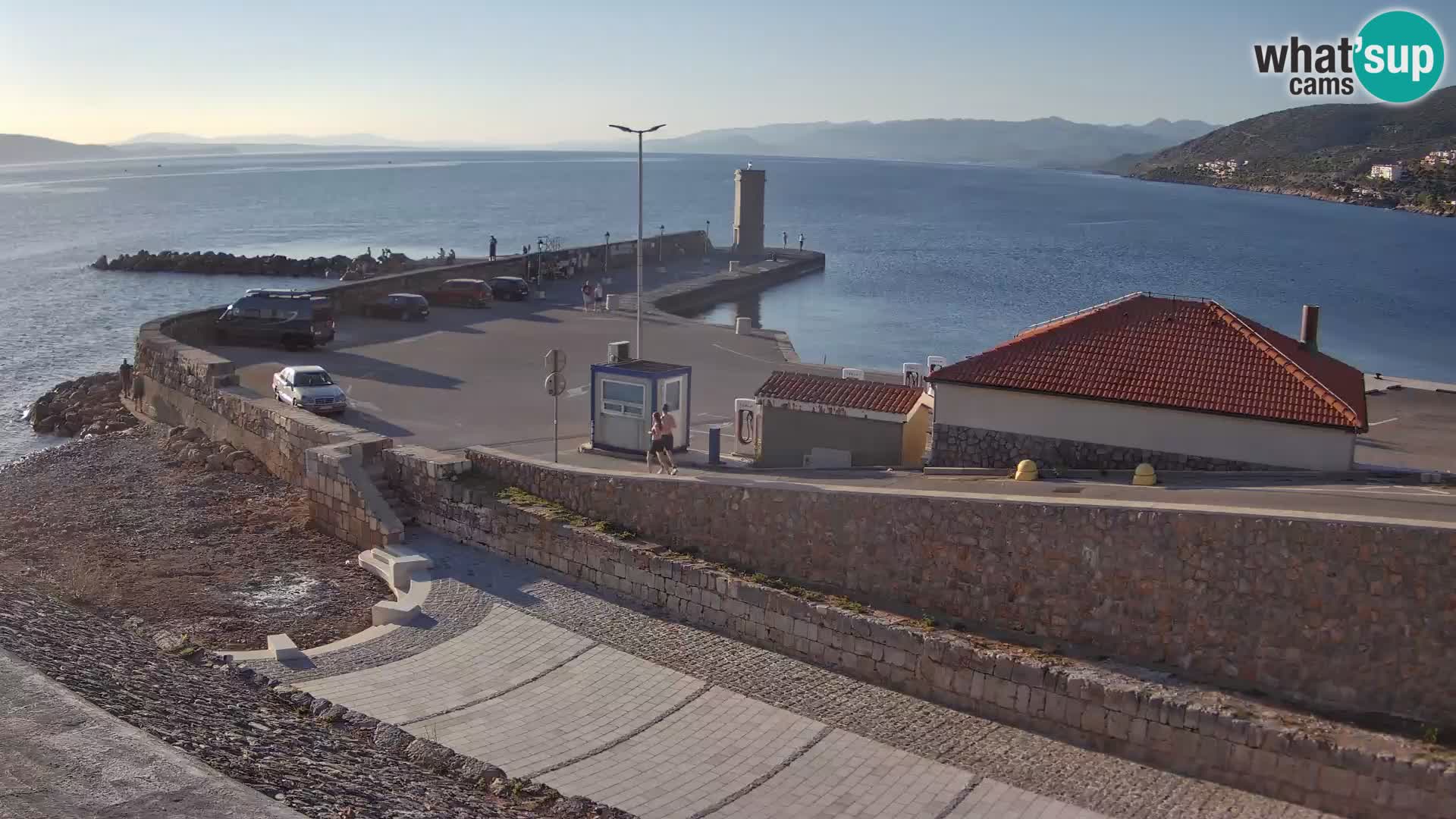 Senj Harbour Webcam – Breakwater & Lighthouse Live View