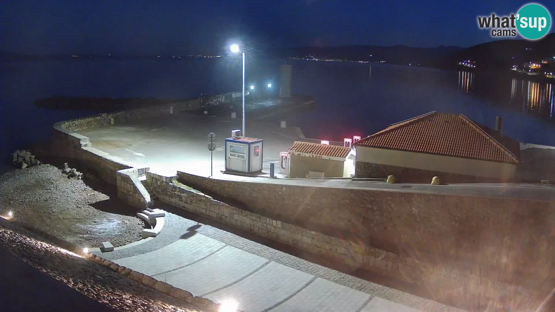 Senj Harbour Webcam – Breakwater & Lighthouse Live View
