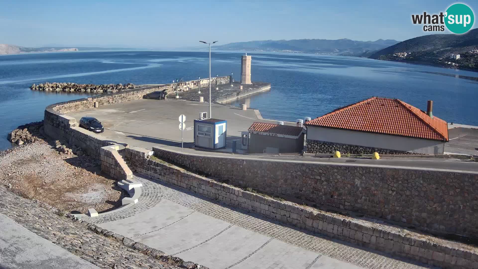 Webcam Porto di Segna – Frangiflutti e Faro in diretta