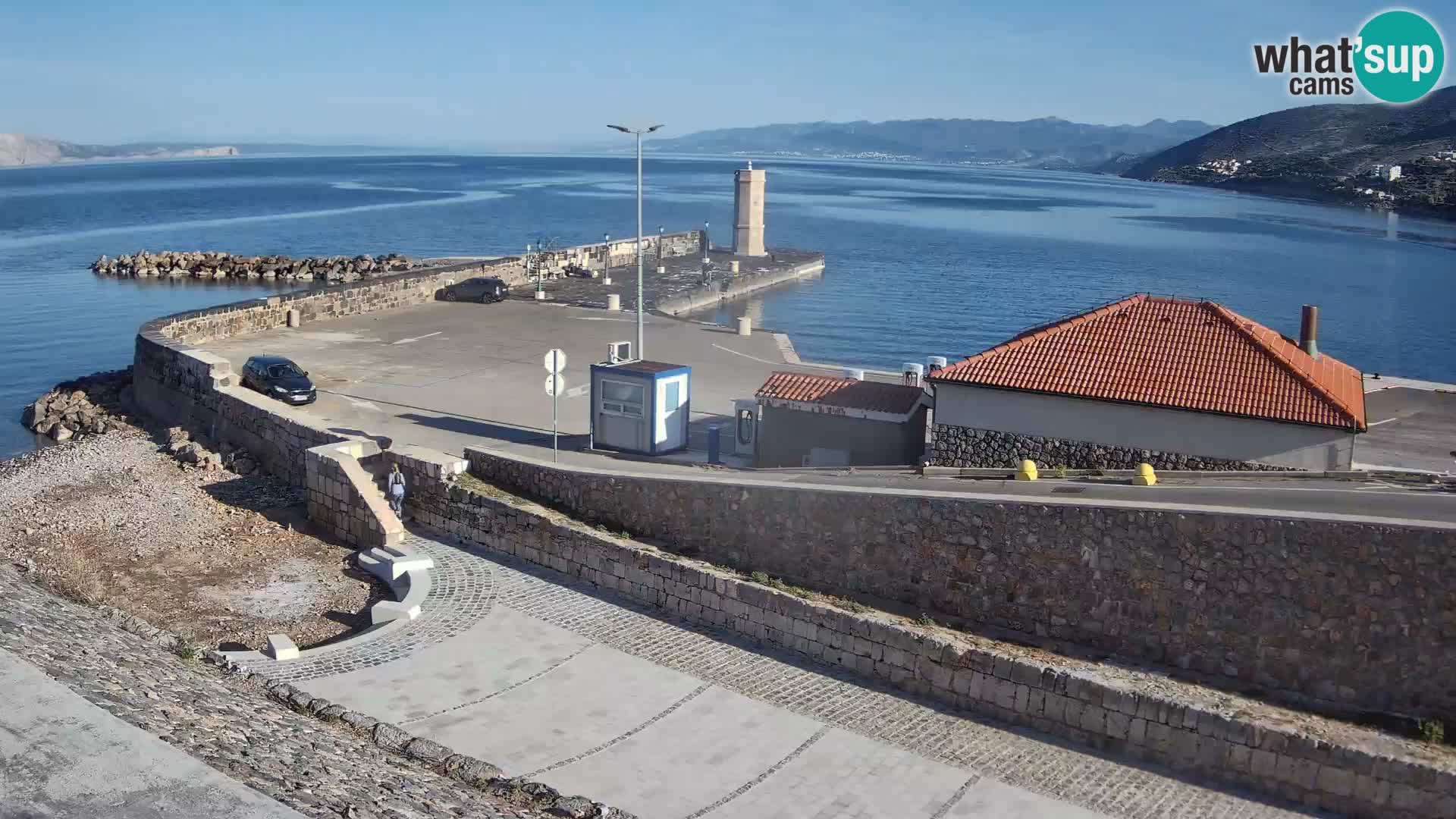 Senj Harbour Webcam – Breakwater & Lighthouse Live View