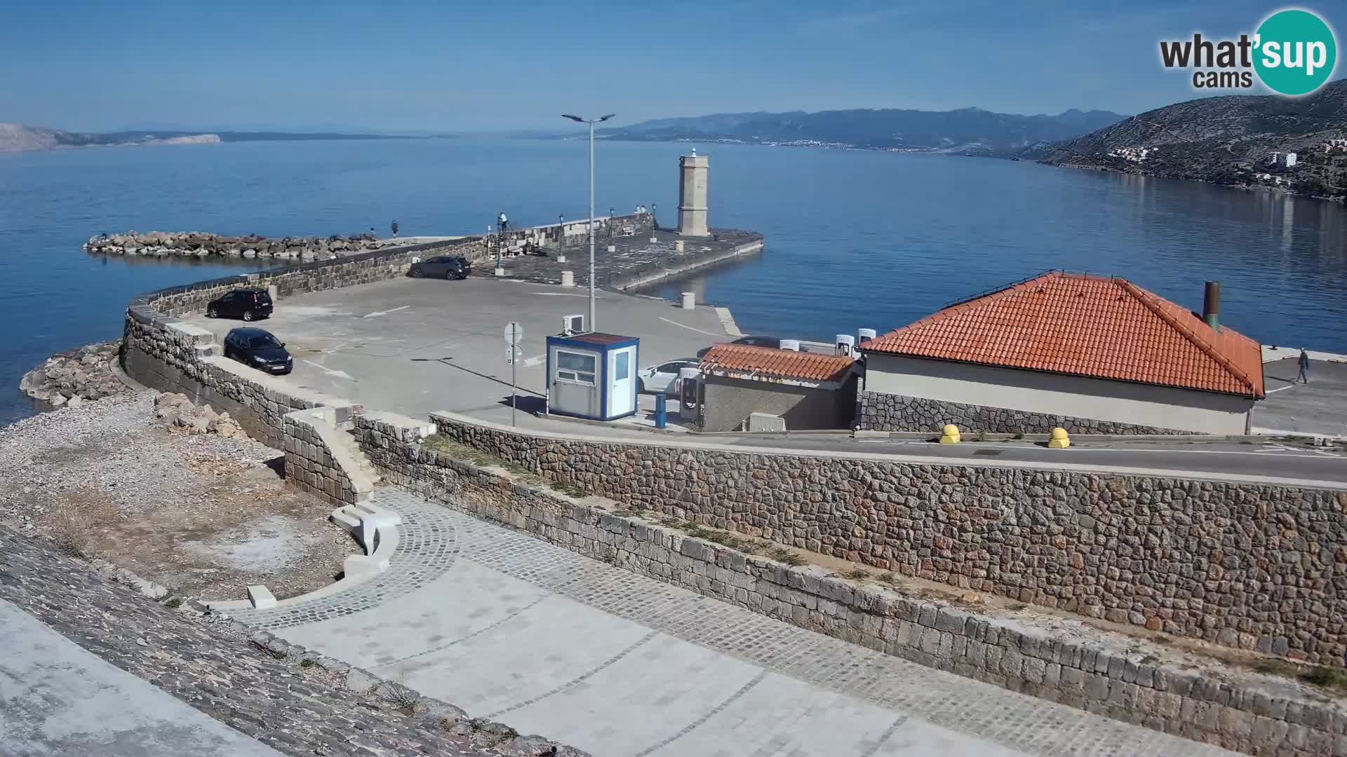 Webcam Porto di Segna – Frangiflutti e Faro in diretta