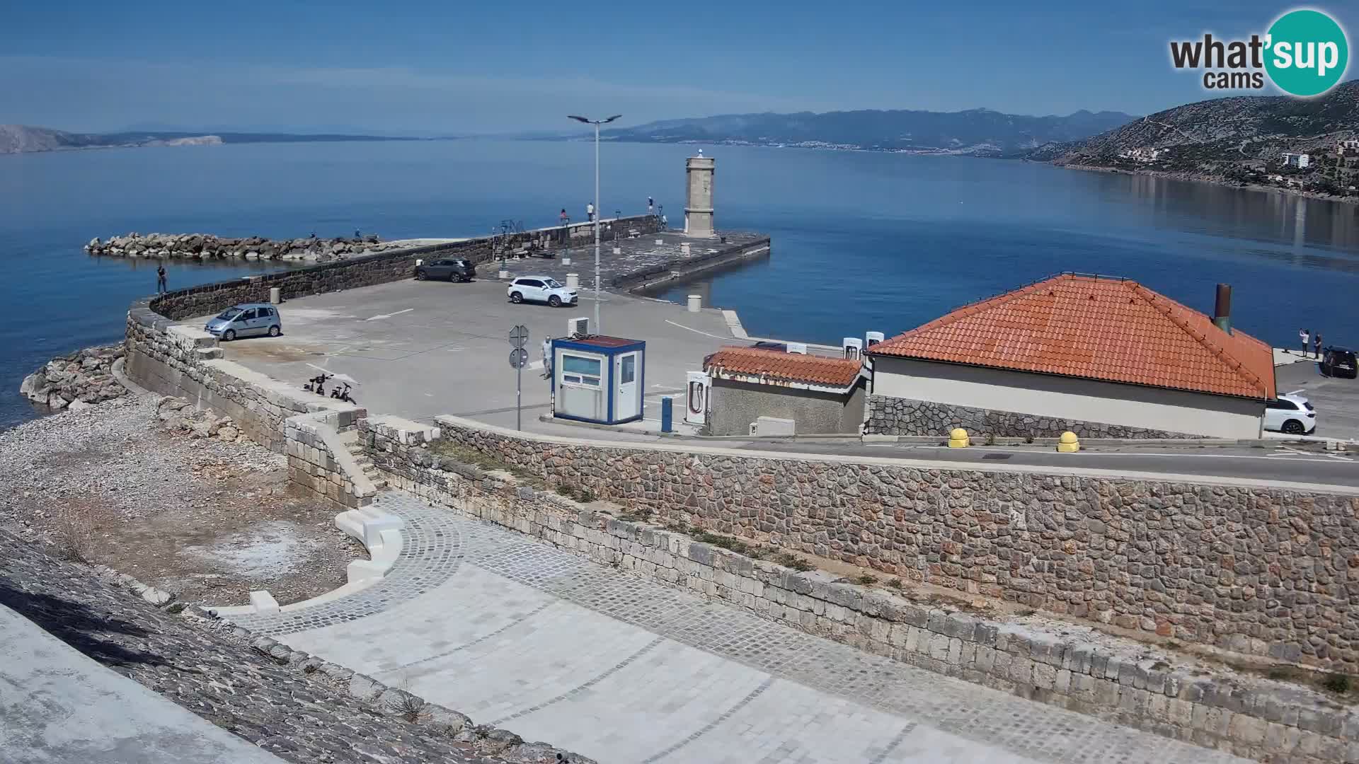 Senj Harbour Webcam – Breakwater & Lighthouse Live View