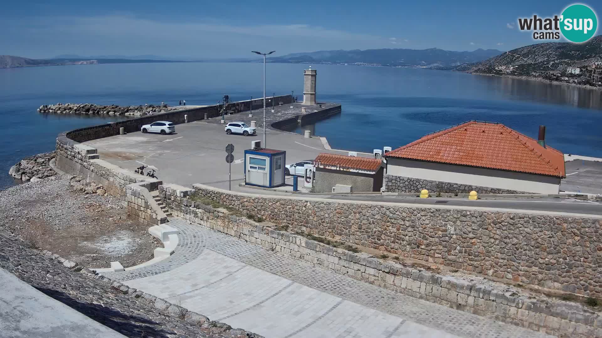 Senj Harbour Webcam – Breakwater & Lighthouse Live View
