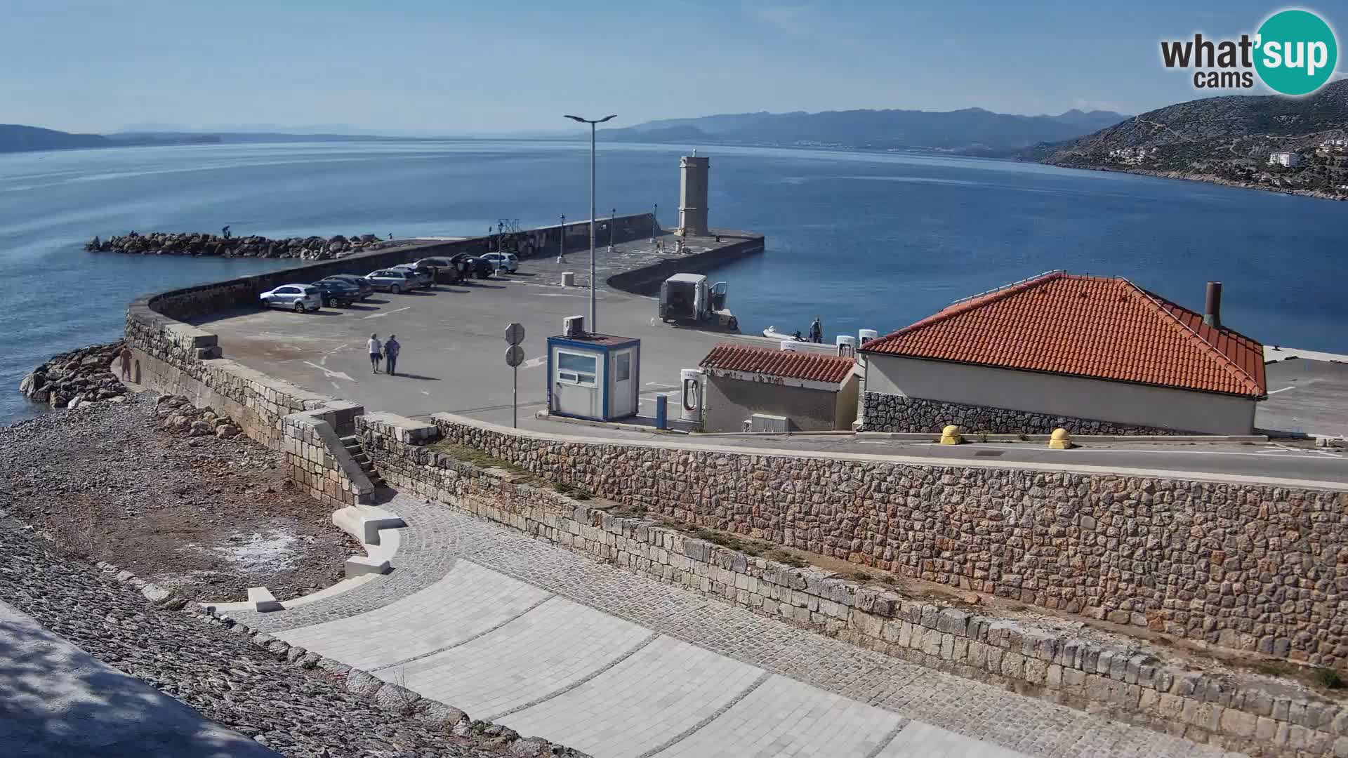 Senj Harbour Webcam – Breakwater & Lighthouse Live View