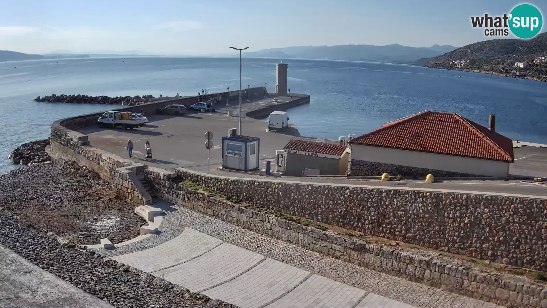Senj Harbour Webcam – Breakwater & Lighthouse Live View