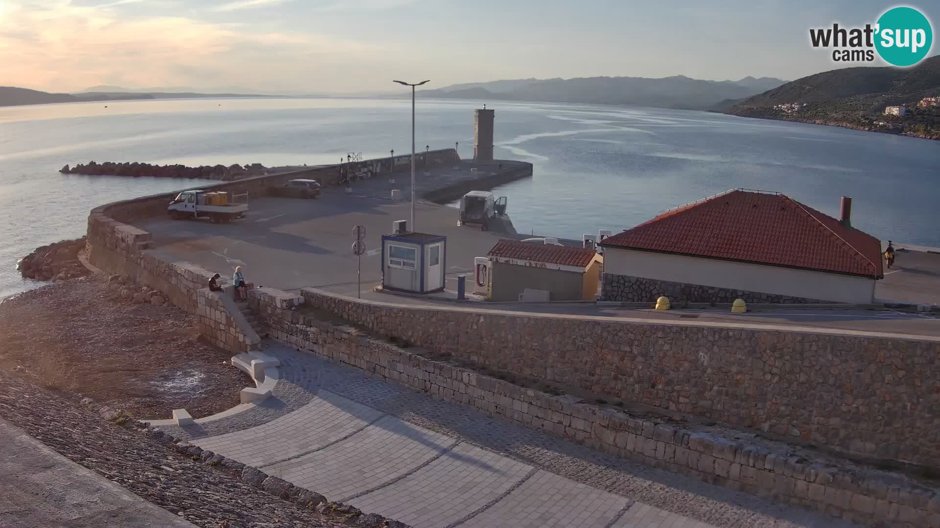 Senj Harbour Webcam – Breakwater & Lighthouse Live View
