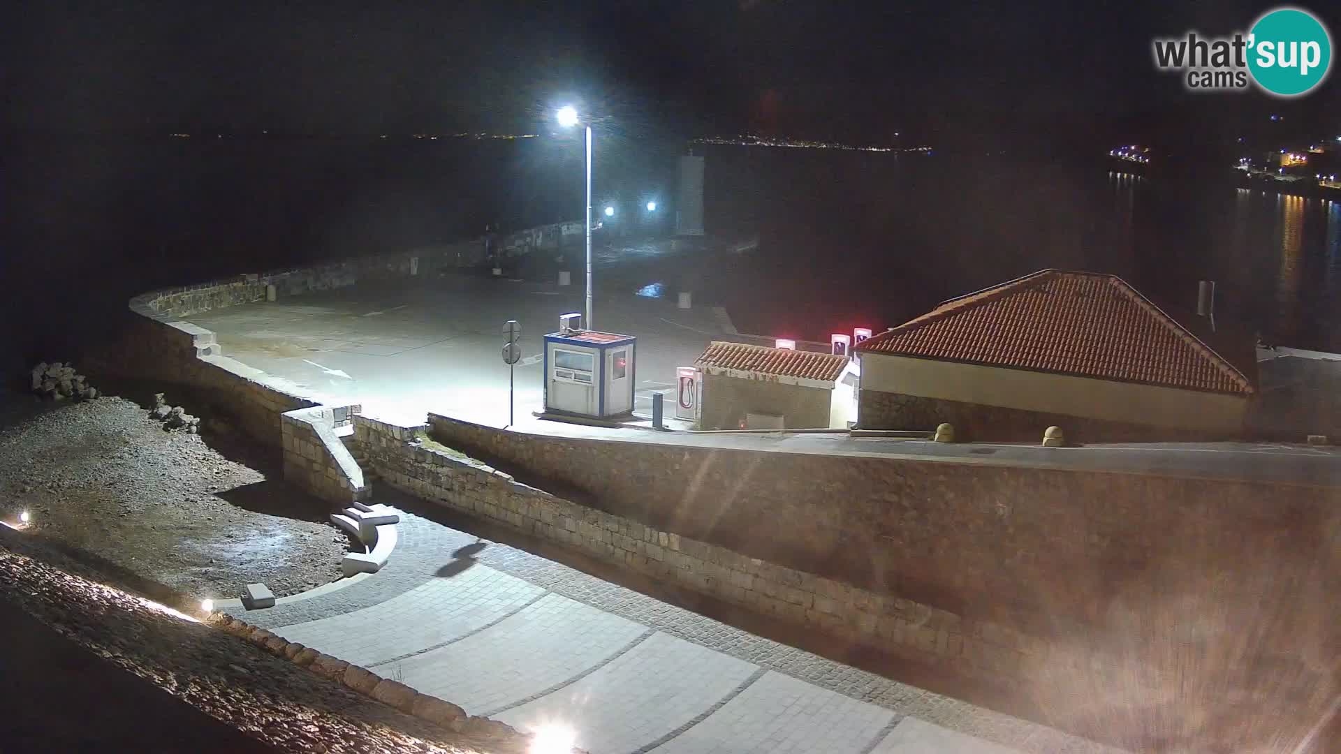 Senj Harbour Webcam – Breakwater & Lighthouse Live View