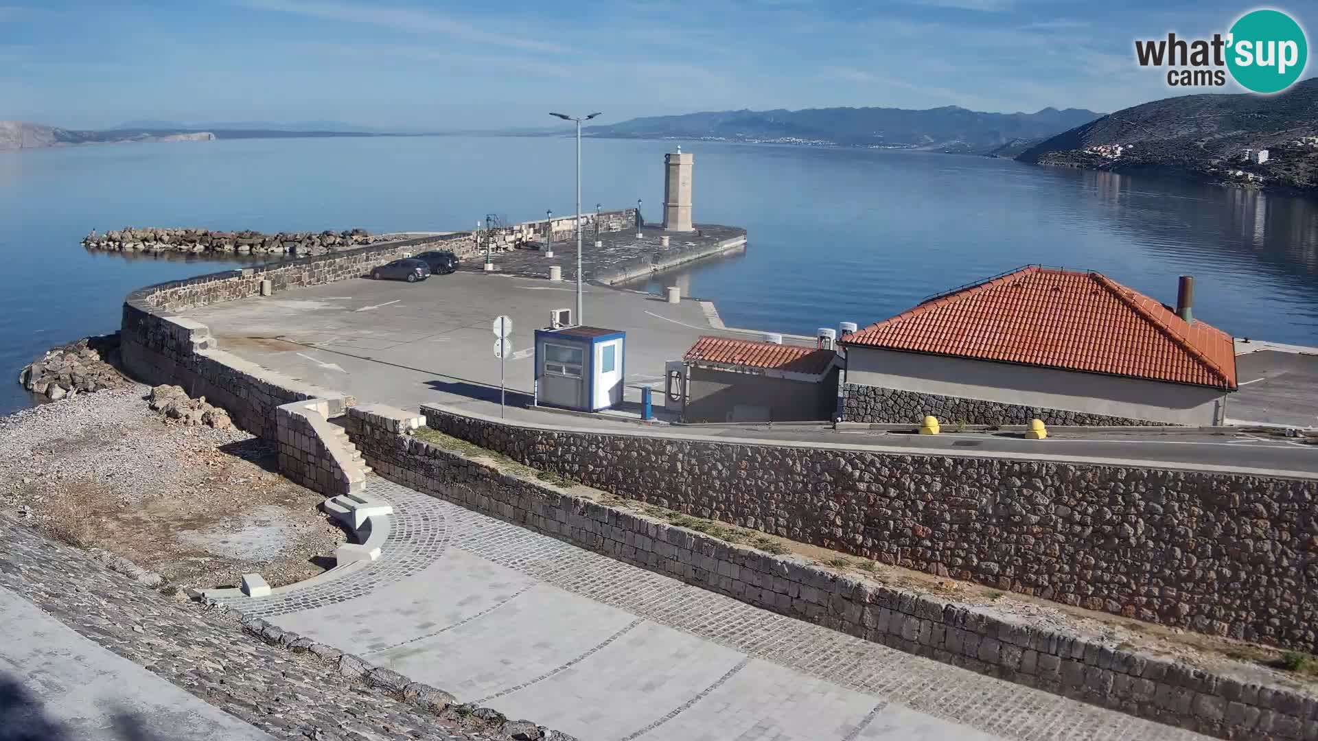 Senj Harbour Webcam – Breakwater & Lighthouse Live View