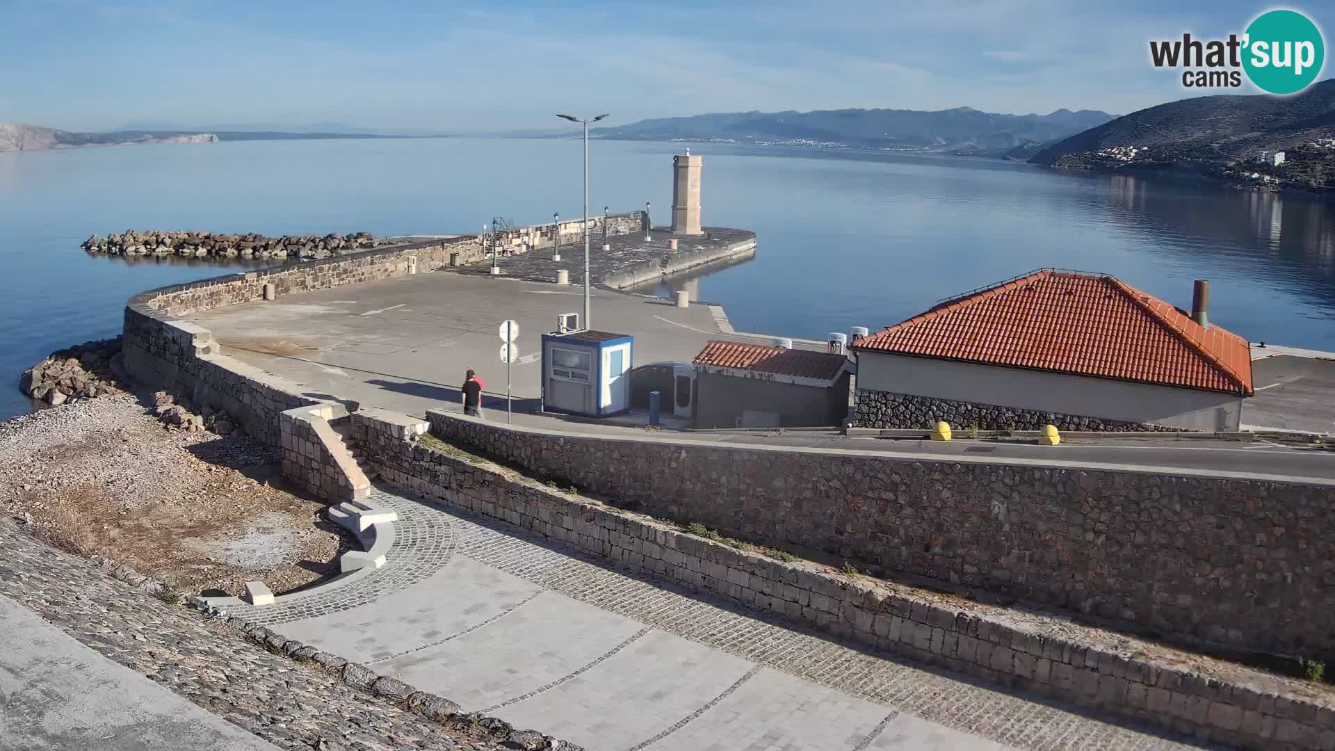 Senj Harbour Webcam – Breakwater & Lighthouse Live View
