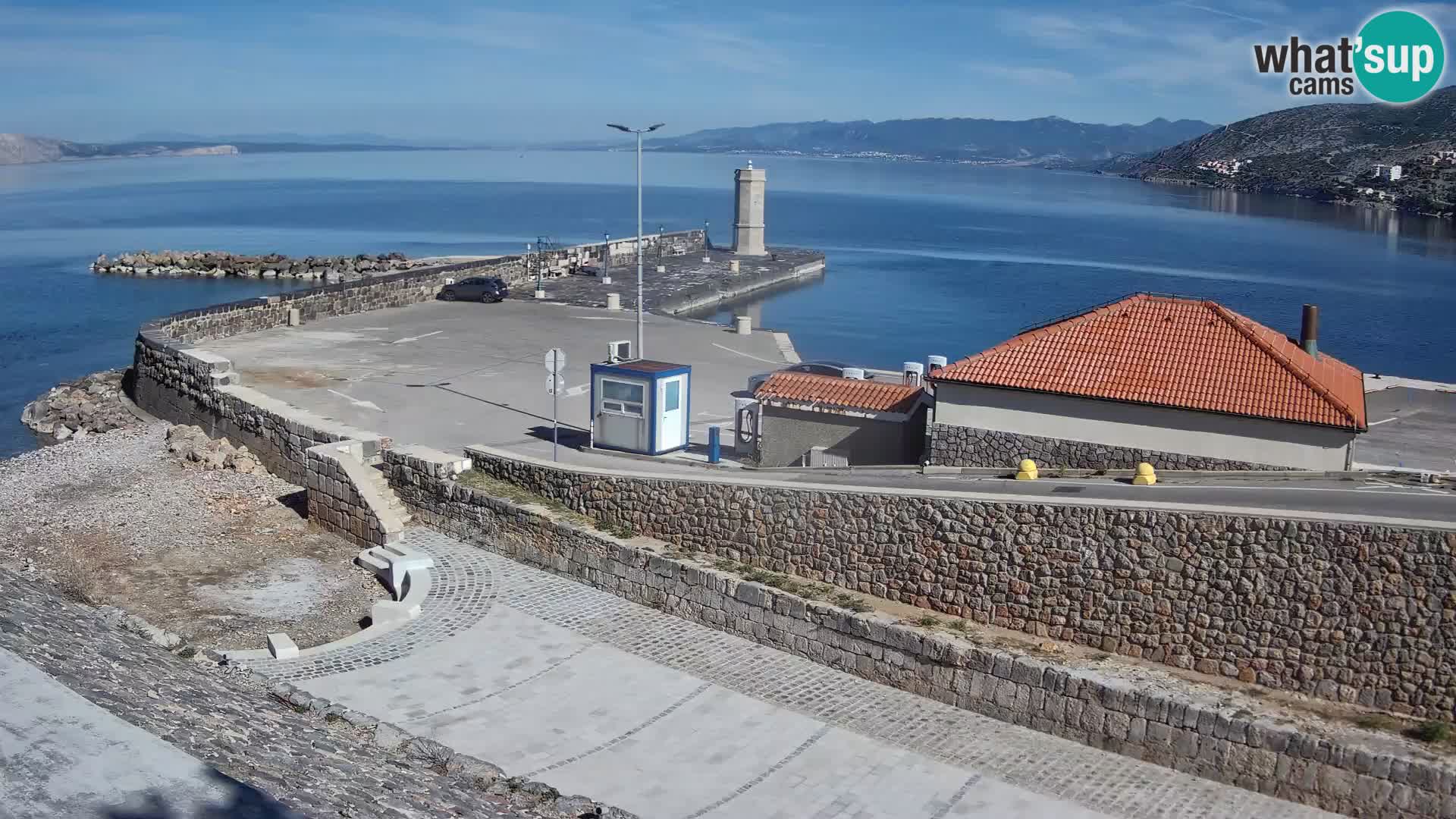 Webcam Porto di Segna – Frangiflutti e Faro in diretta