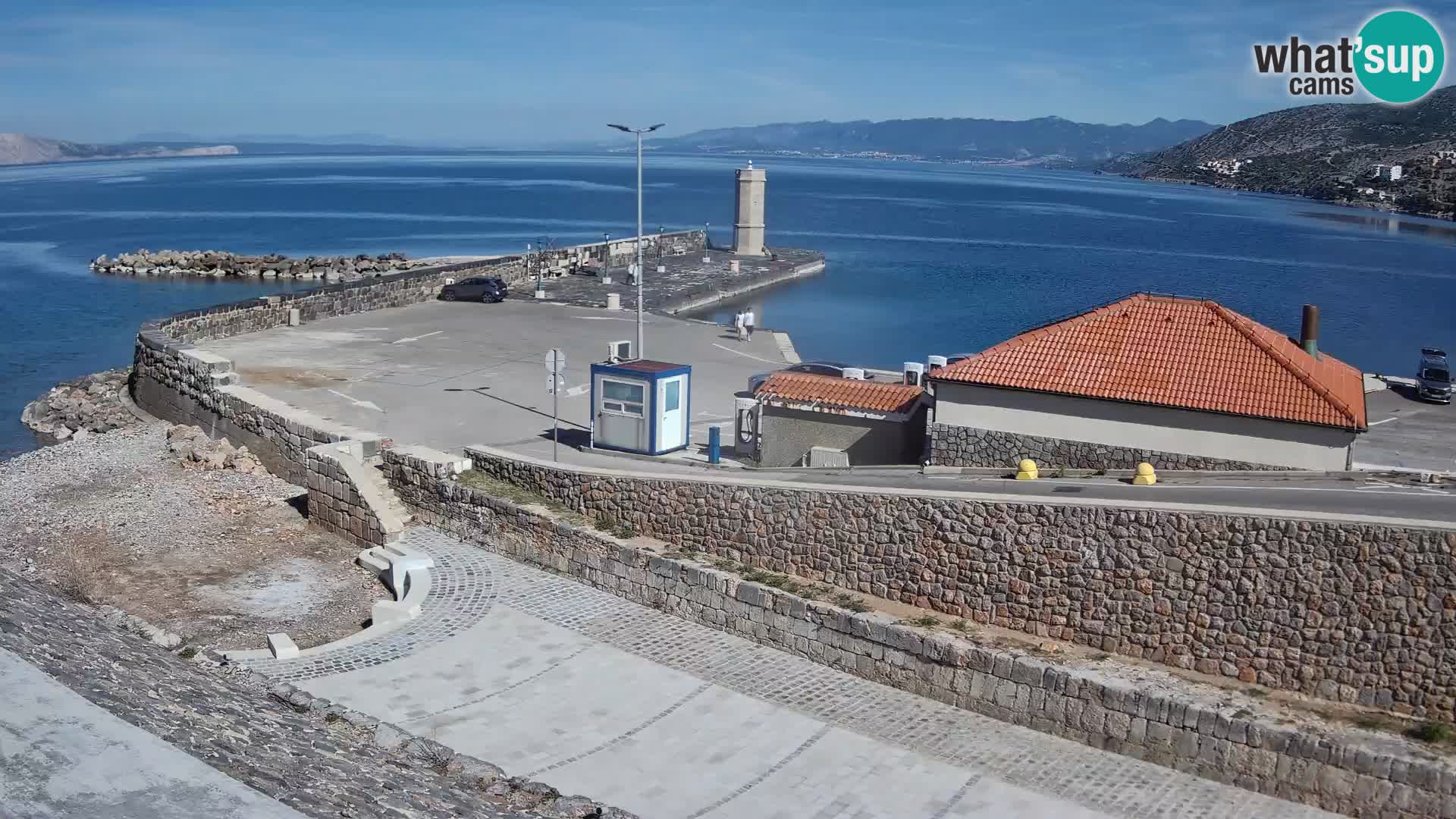 Senj Harbour Webcam – Breakwater & Lighthouse Live View