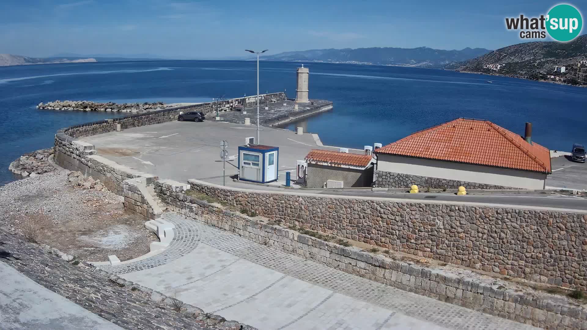 Senj Harbour Webcam – Breakwater & Lighthouse Live View