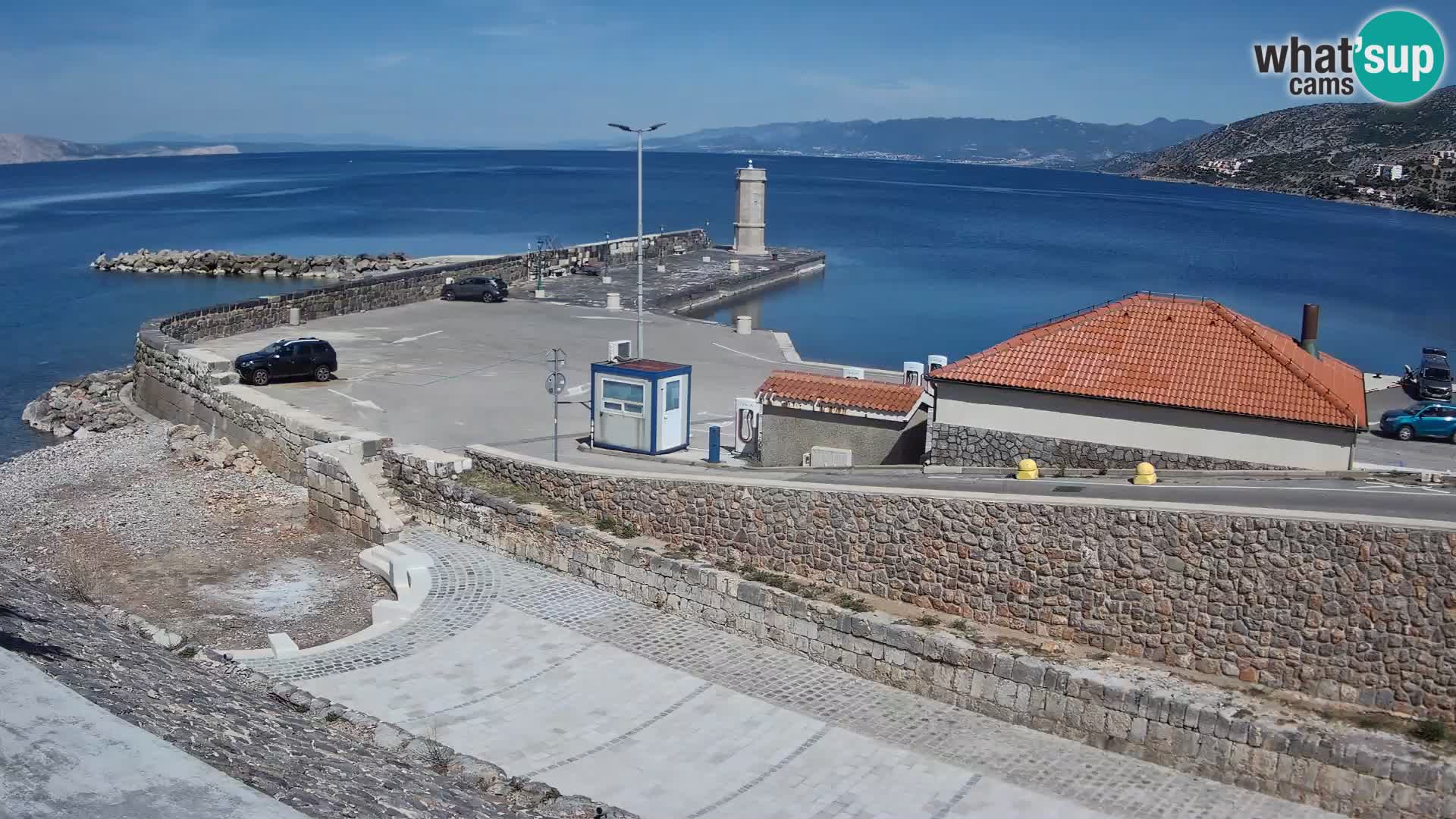 Webcam Porto di Segna – Frangiflutti e Faro in diretta