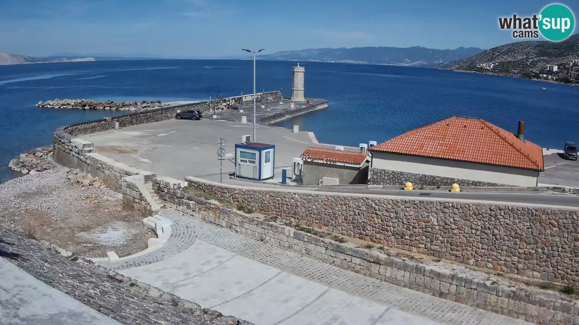 Webcam Porto di Segna – Frangiflutti e Faro in diretta
