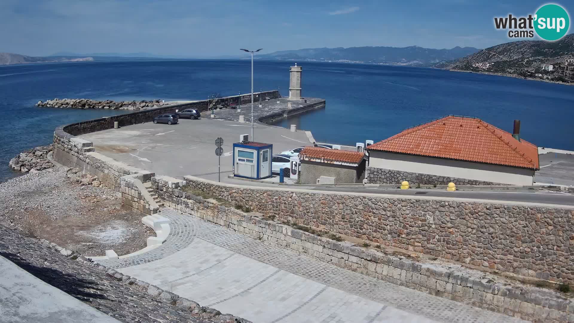 Webcam Porto di Segna – Frangiflutti e Faro in diretta