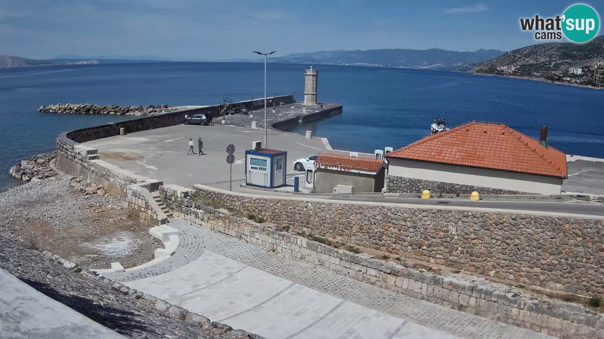 Web kamera Senj luka – Lukobran i svjetionik uživo