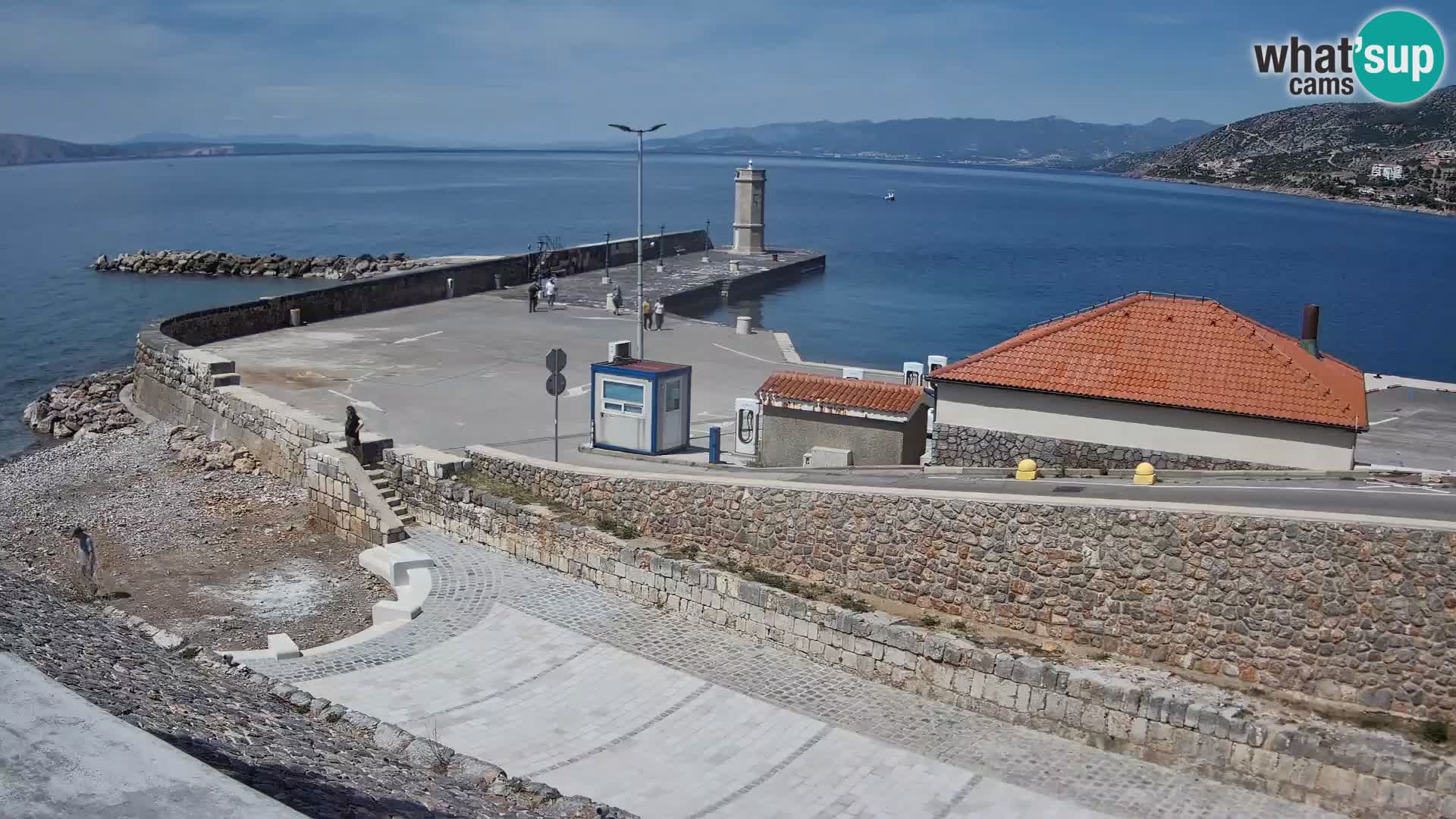 Webcam Porto di Segna – Frangiflutti e Faro in diretta
