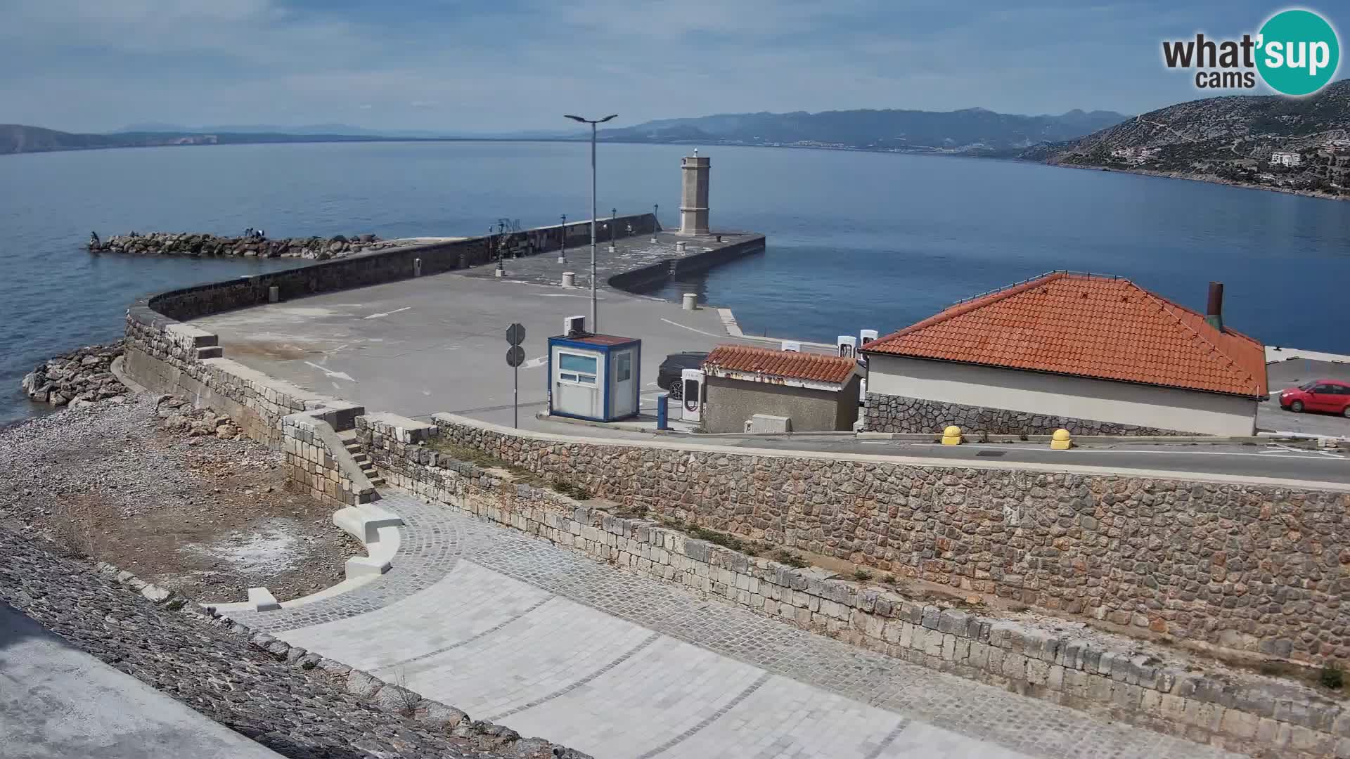 Webcam Porto di Segna – Frangiflutti e Faro in diretta