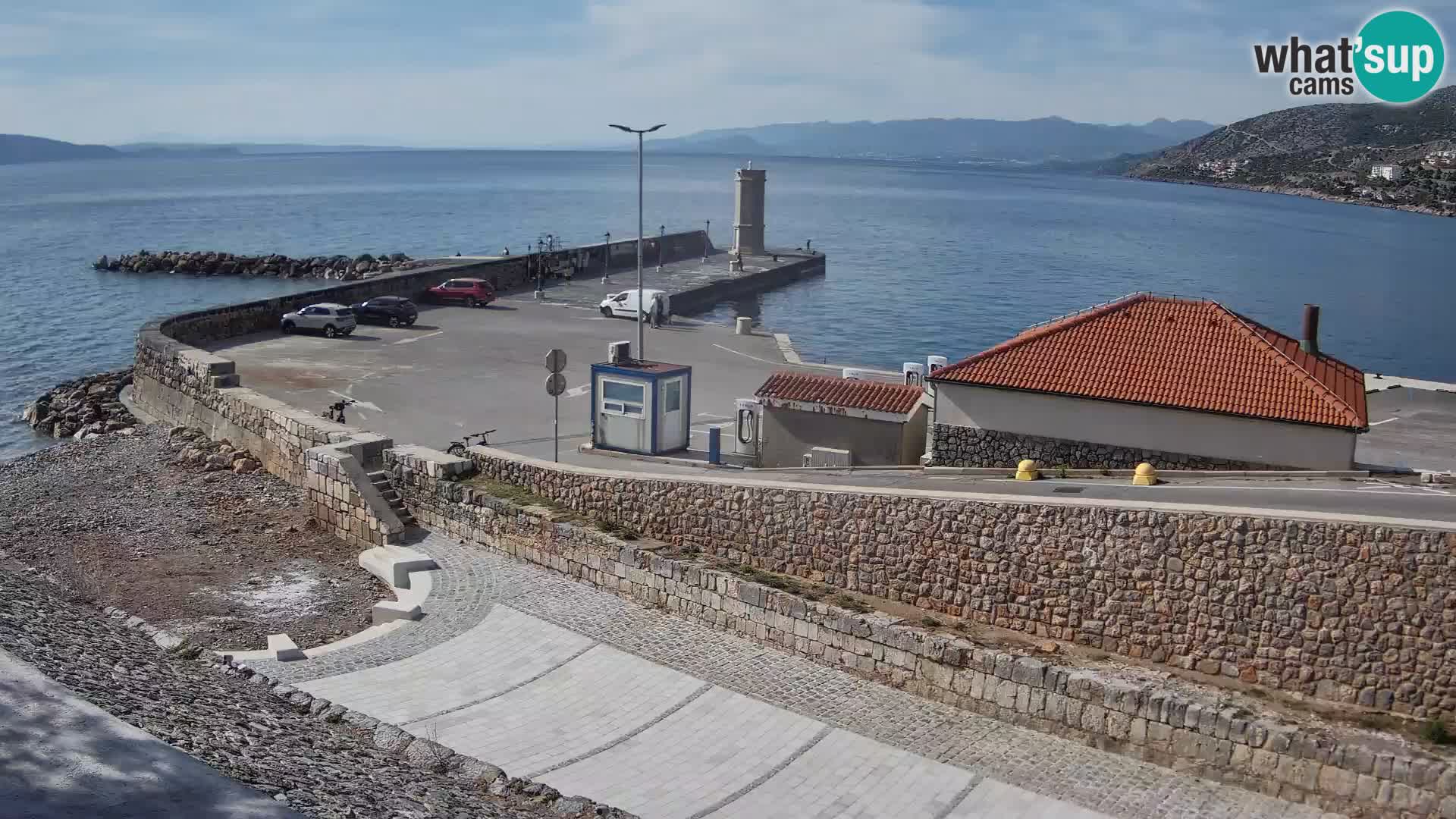 Senj Harbour Webcam – Breakwater & Lighthouse Live View