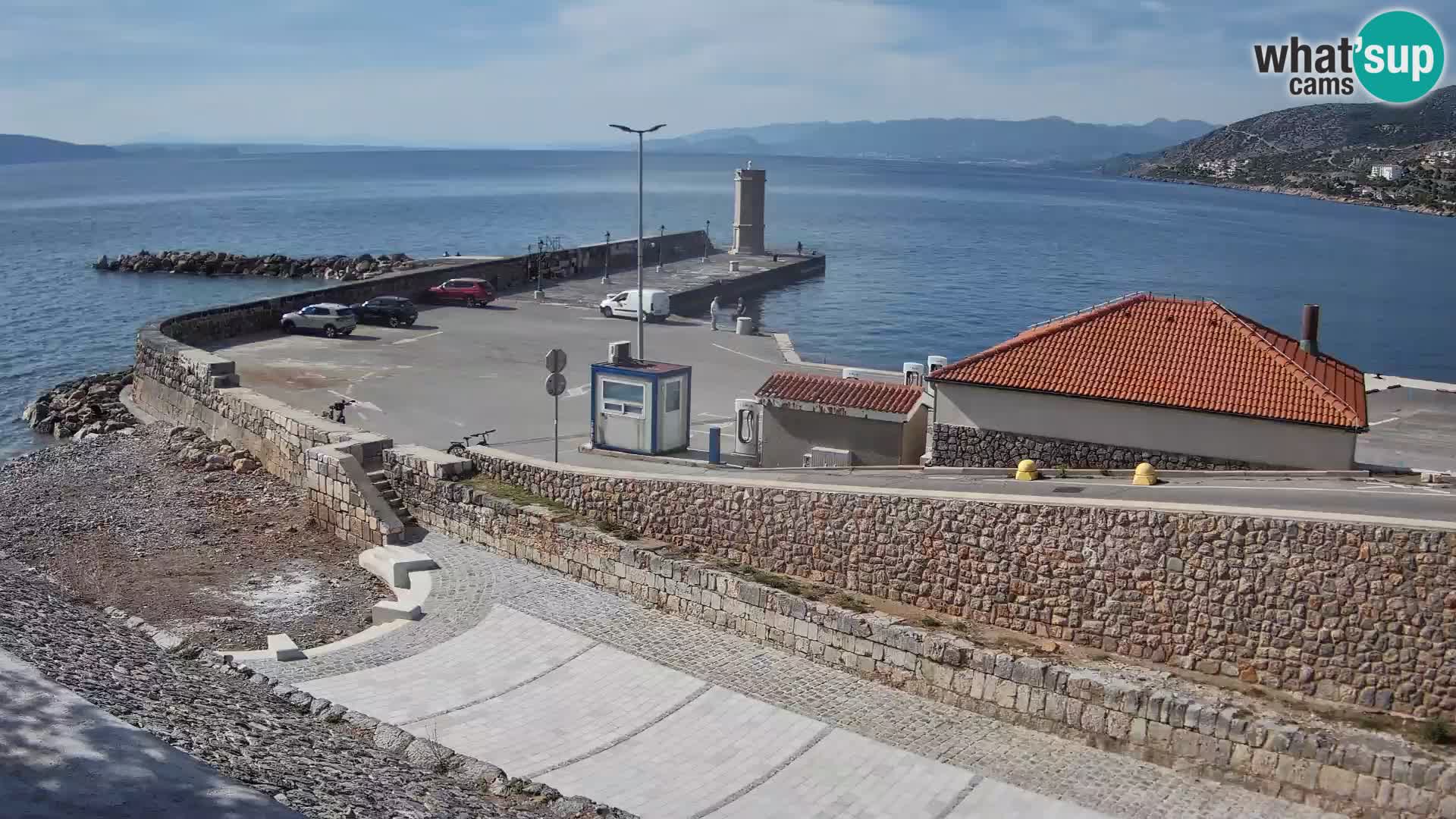Senj Harbour Webcam – Breakwater & Lighthouse Live View