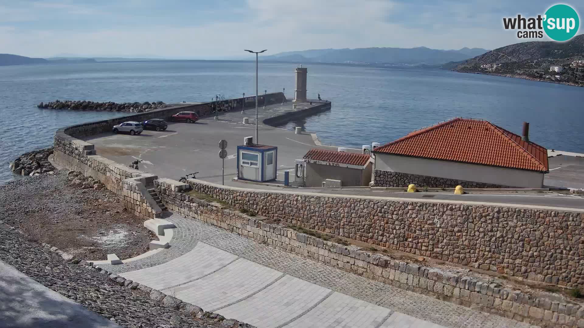 Webcam Porto di Segna – Frangiflutti e Faro in diretta