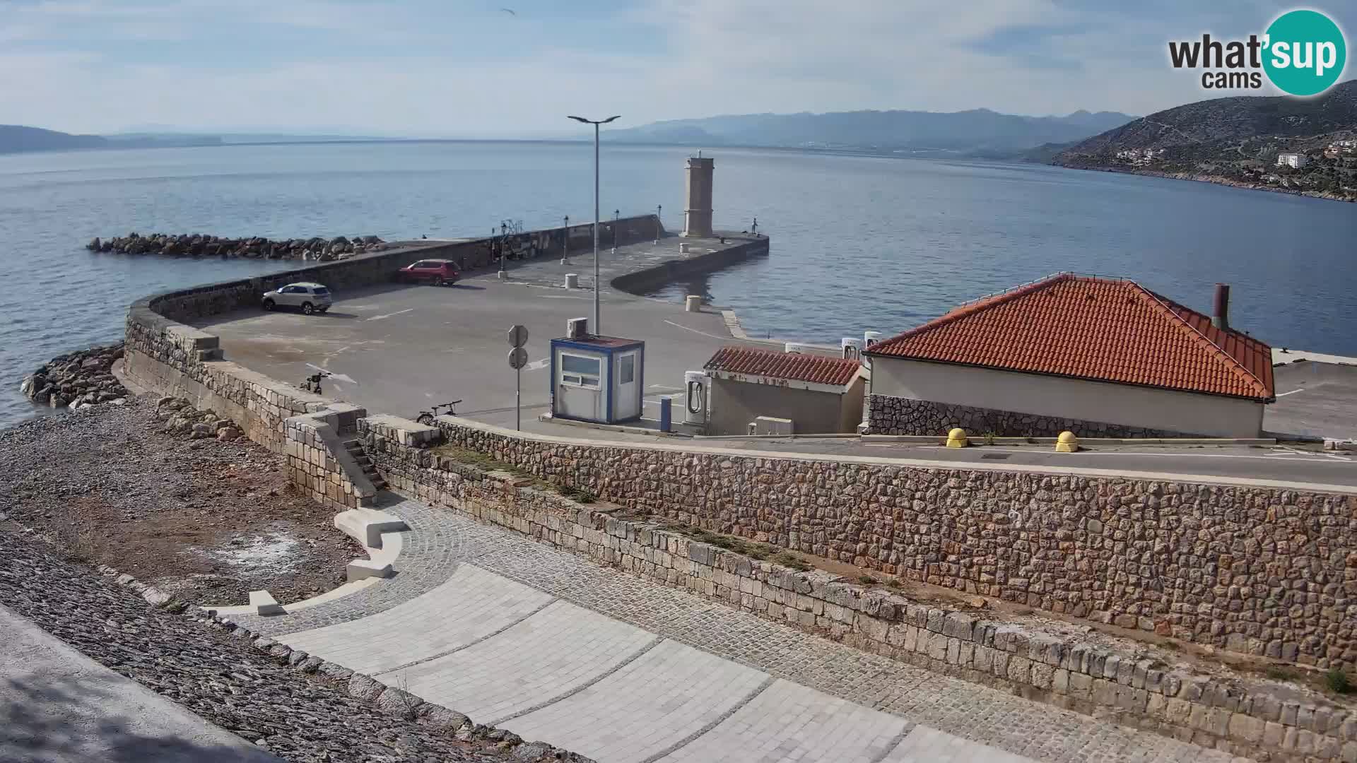 Senj Harbour Webcam – Breakwater & Lighthouse Live View