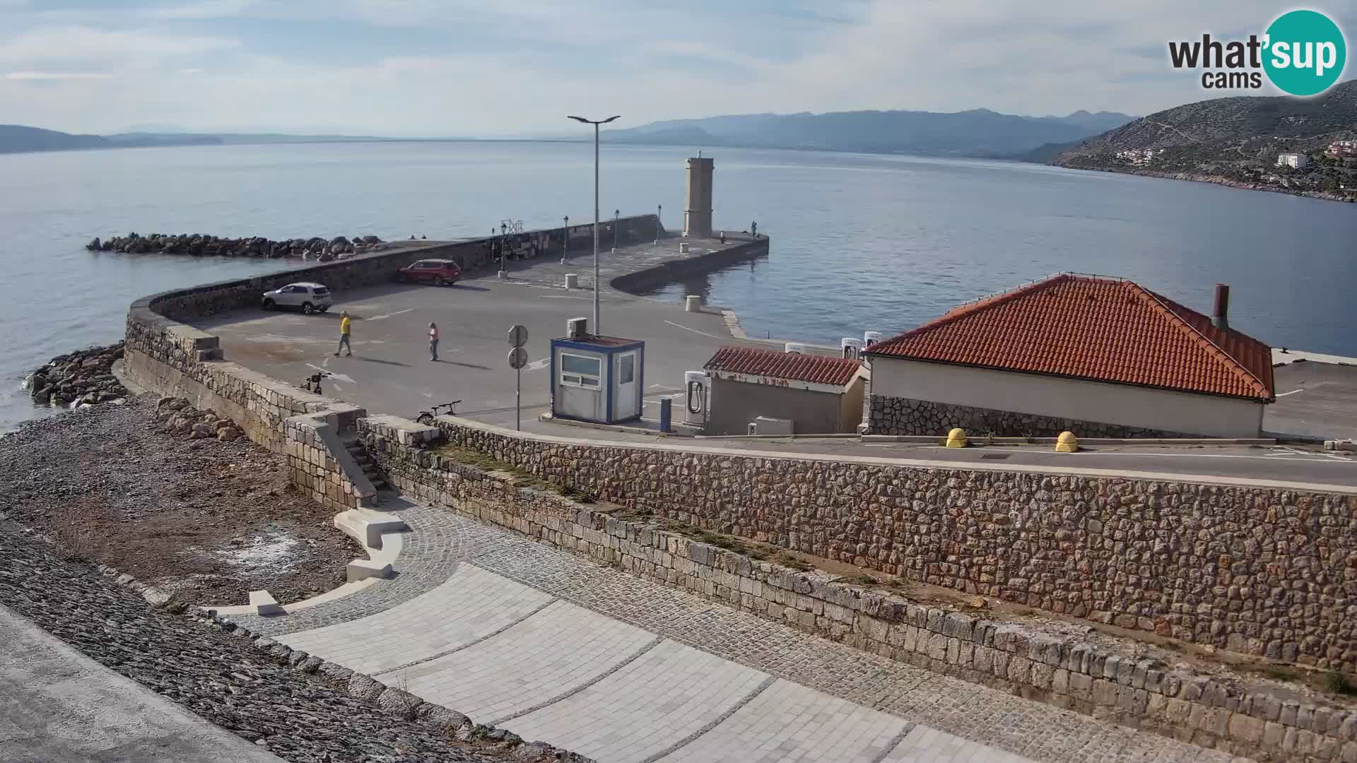 Senj Harbour Webcam – Breakwater & Lighthouse Live View