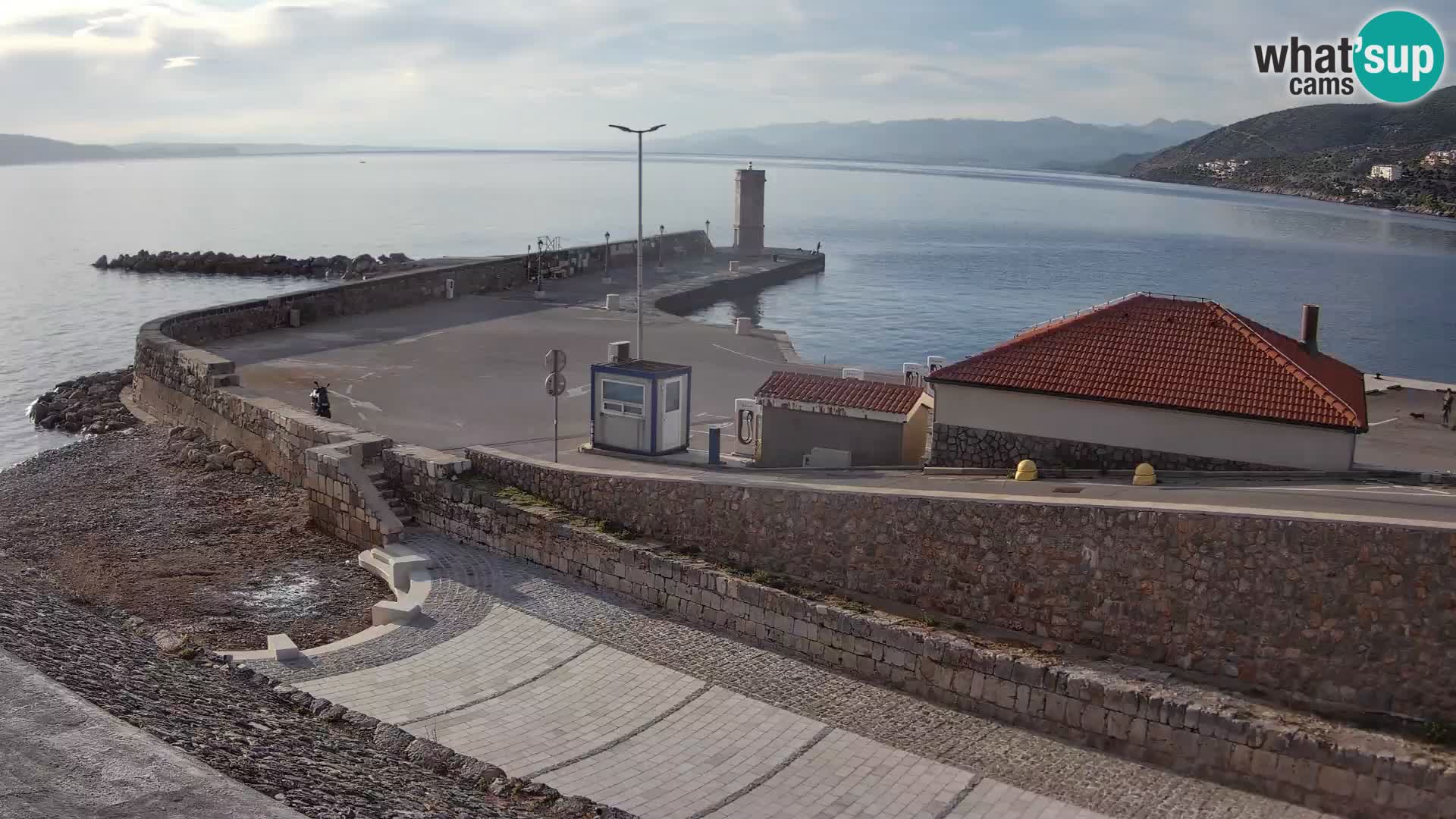Senj Harbour Webcam – Breakwater & Lighthouse Live View