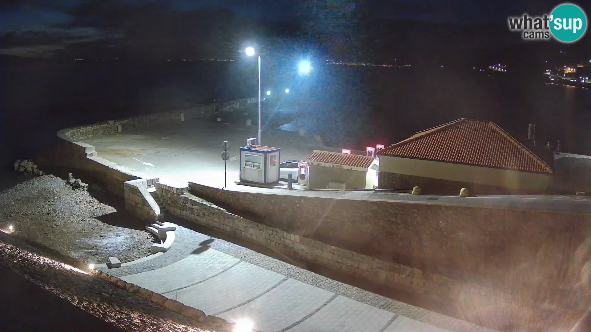 Webcam puerto de Senj – Rompeolas y faro en directo