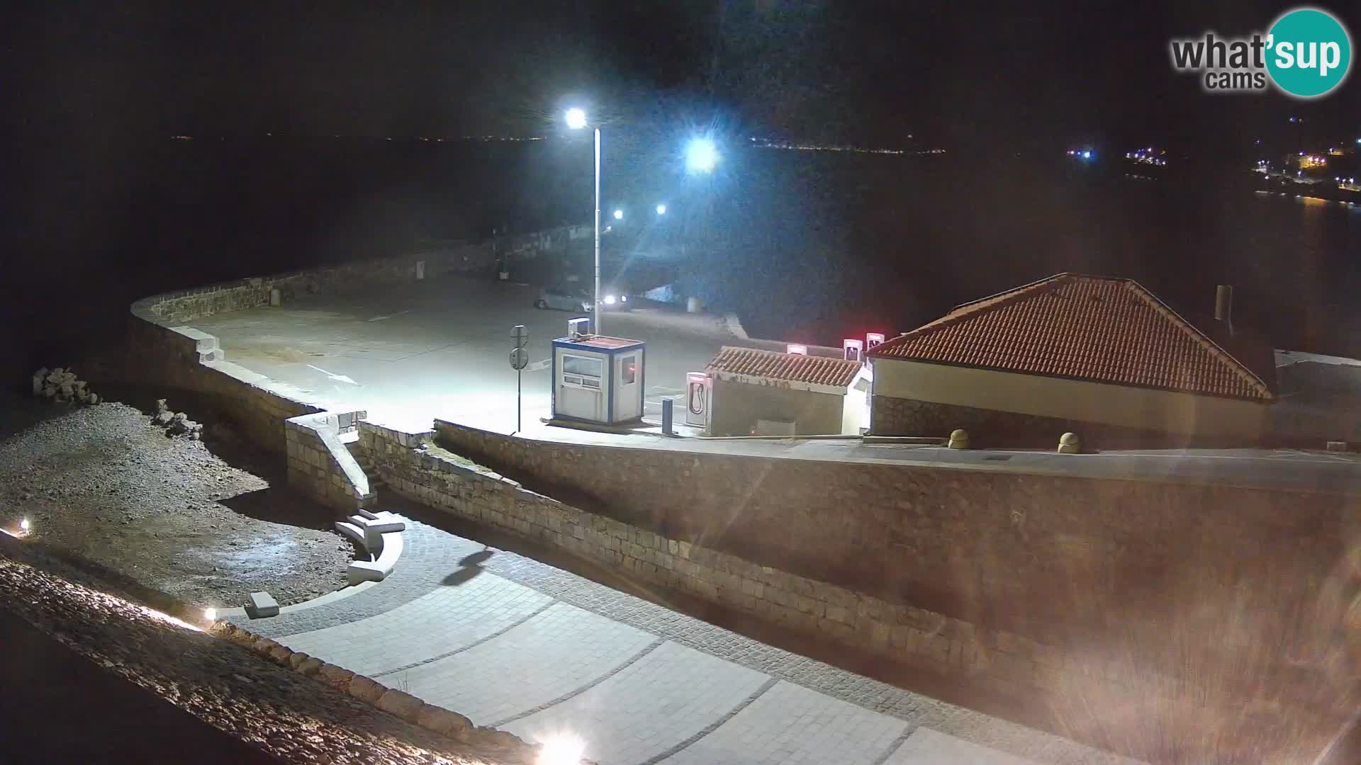 Senj Harbour Webcam – Breakwater & Lighthouse Live View